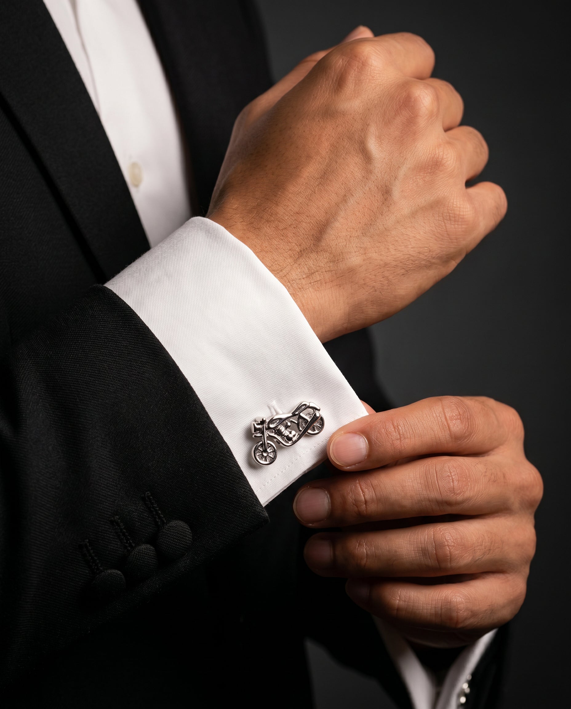 Motorbike Cufflinks by Tivaaro