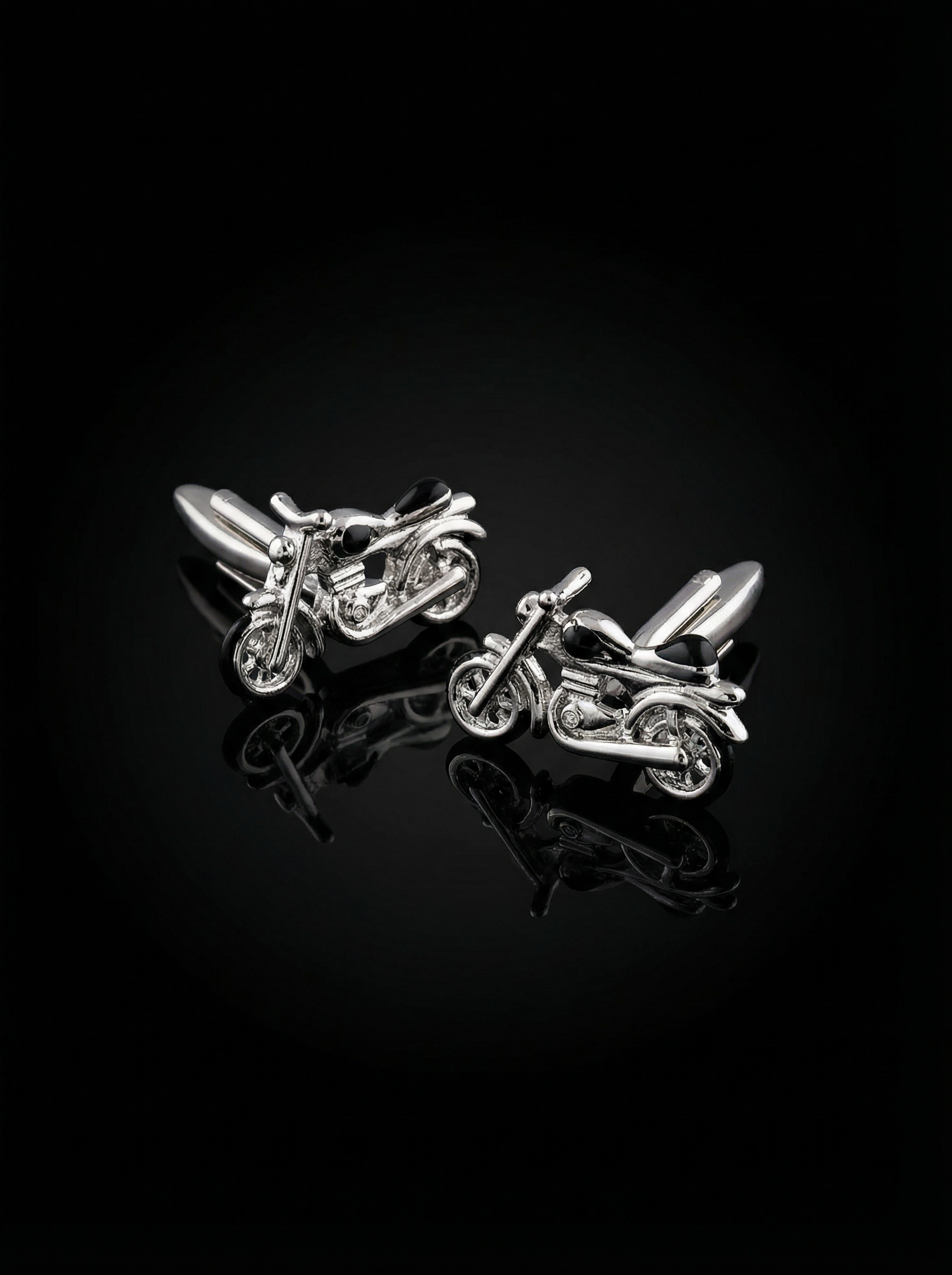 Motorcycle Figurine Cufflinks Tivaaro
