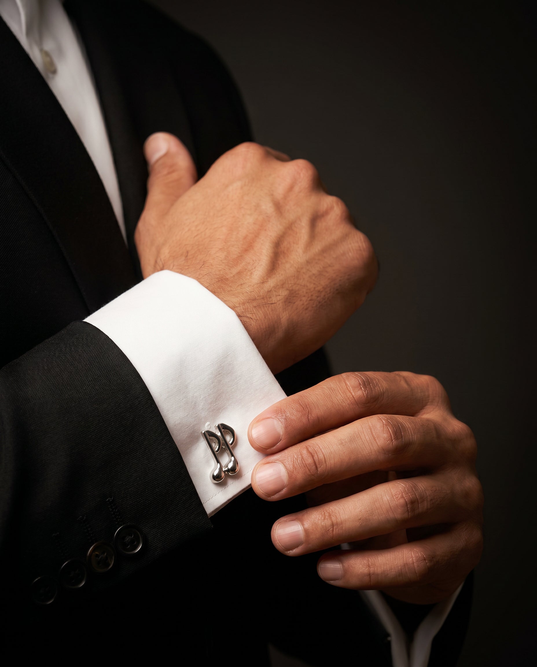Musical Note Cufflinks by Tivaaro