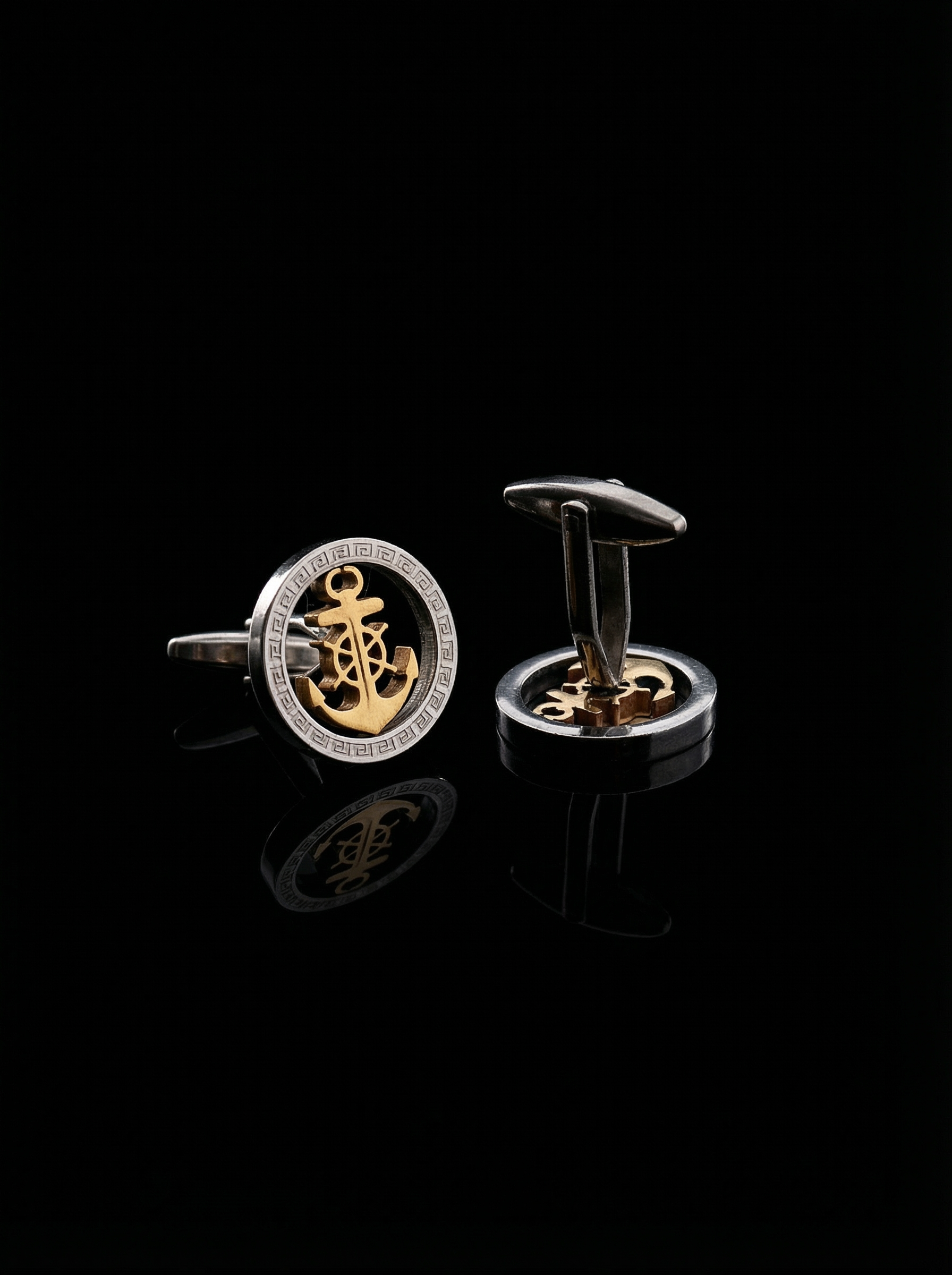 Nautical Anchor Cufflinks Tivaaro