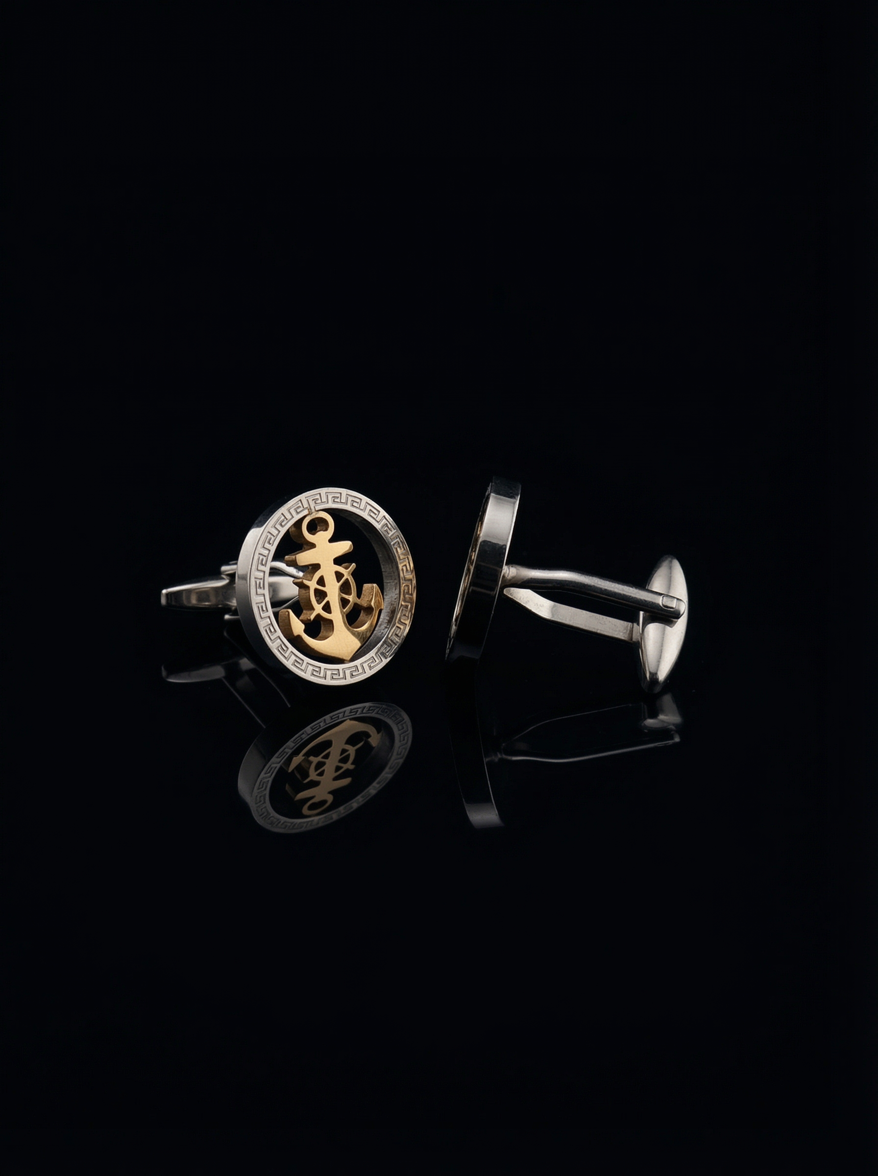 Nautical Anchor Cufflinks Tivaaro