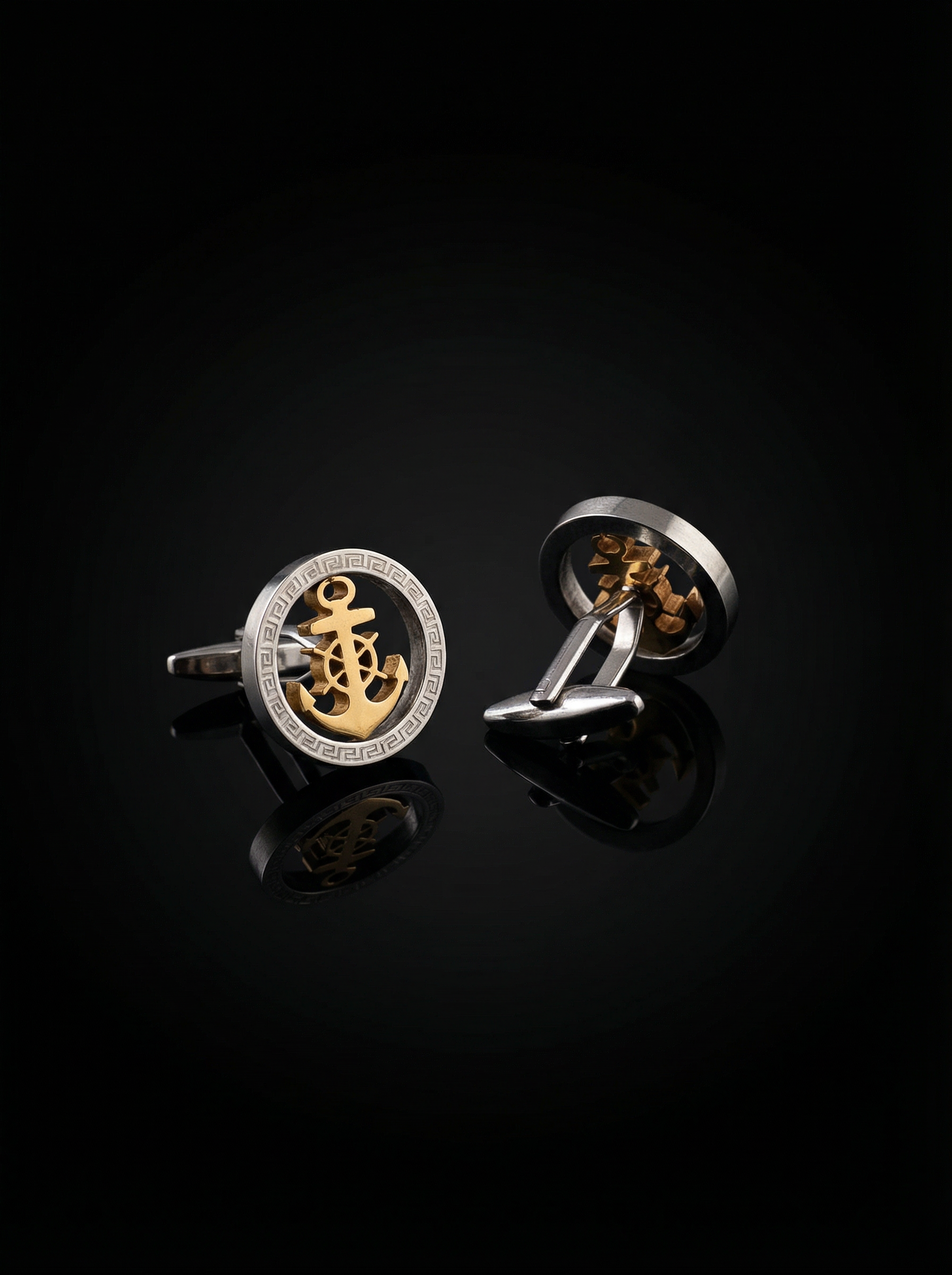 Nautical Anchor Cufflinks Tivaaro