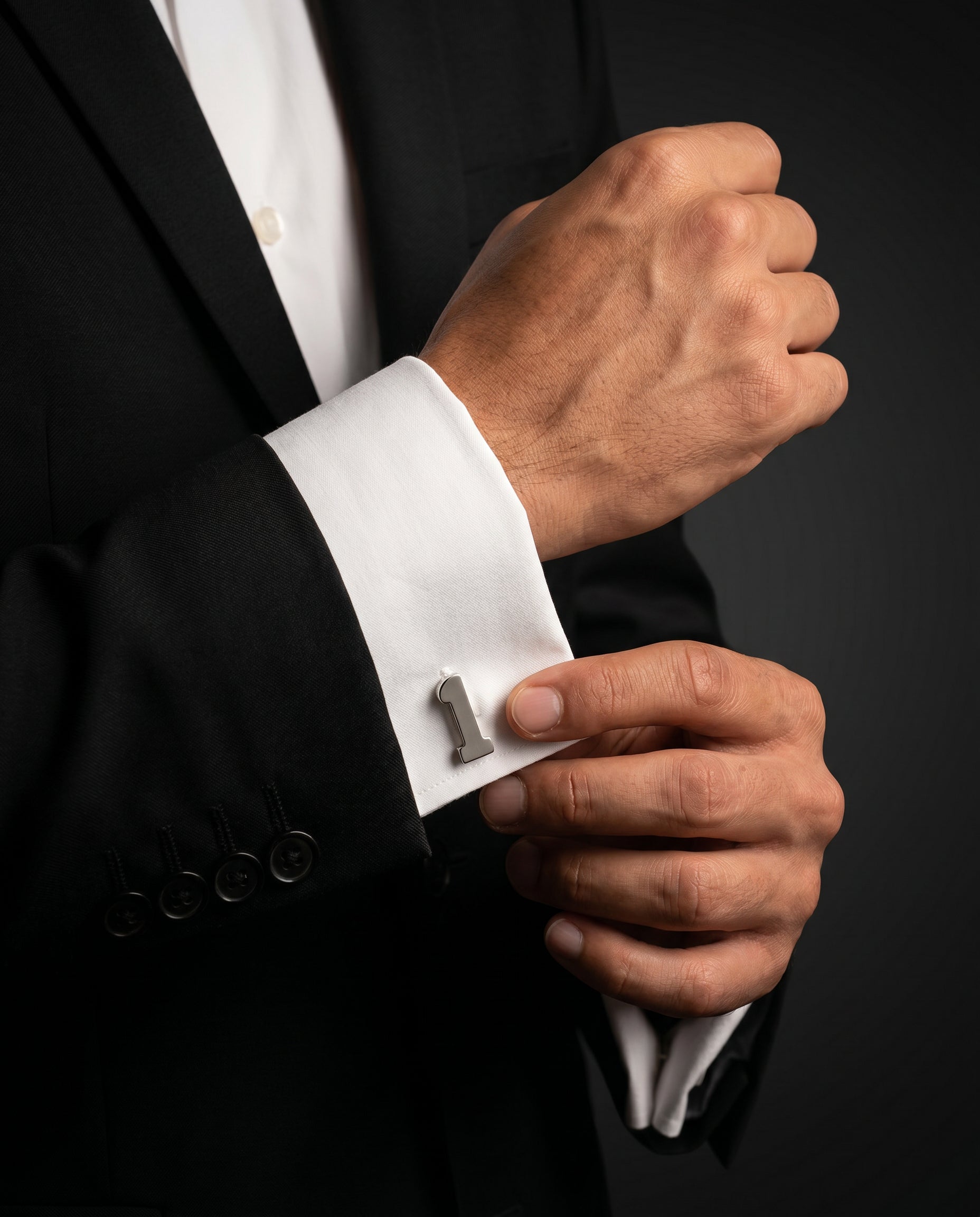 Number 1 Cufflinks by Tivaaro