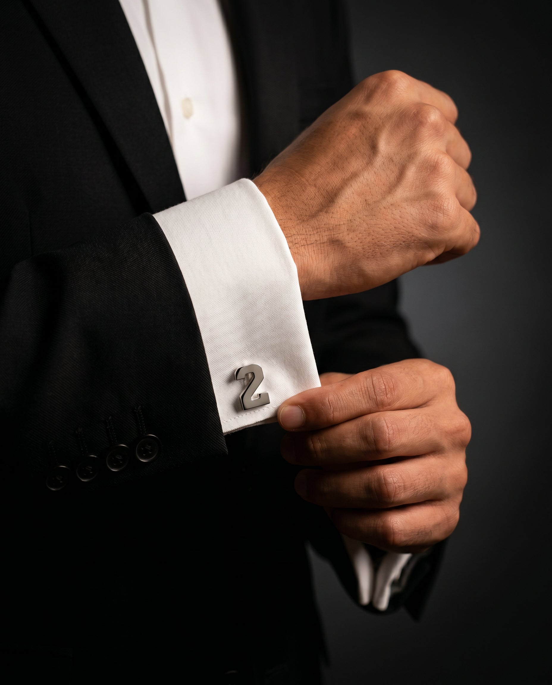 Number 2 Cufflinks by Tivaaro