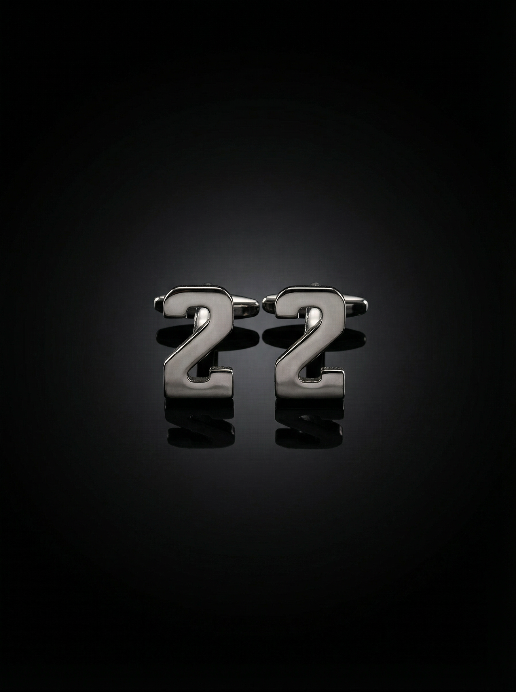 Number 22 Cufflinks Tivaaro