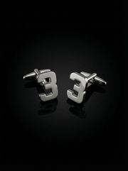 Number 3 Cufflinks Tivaaro