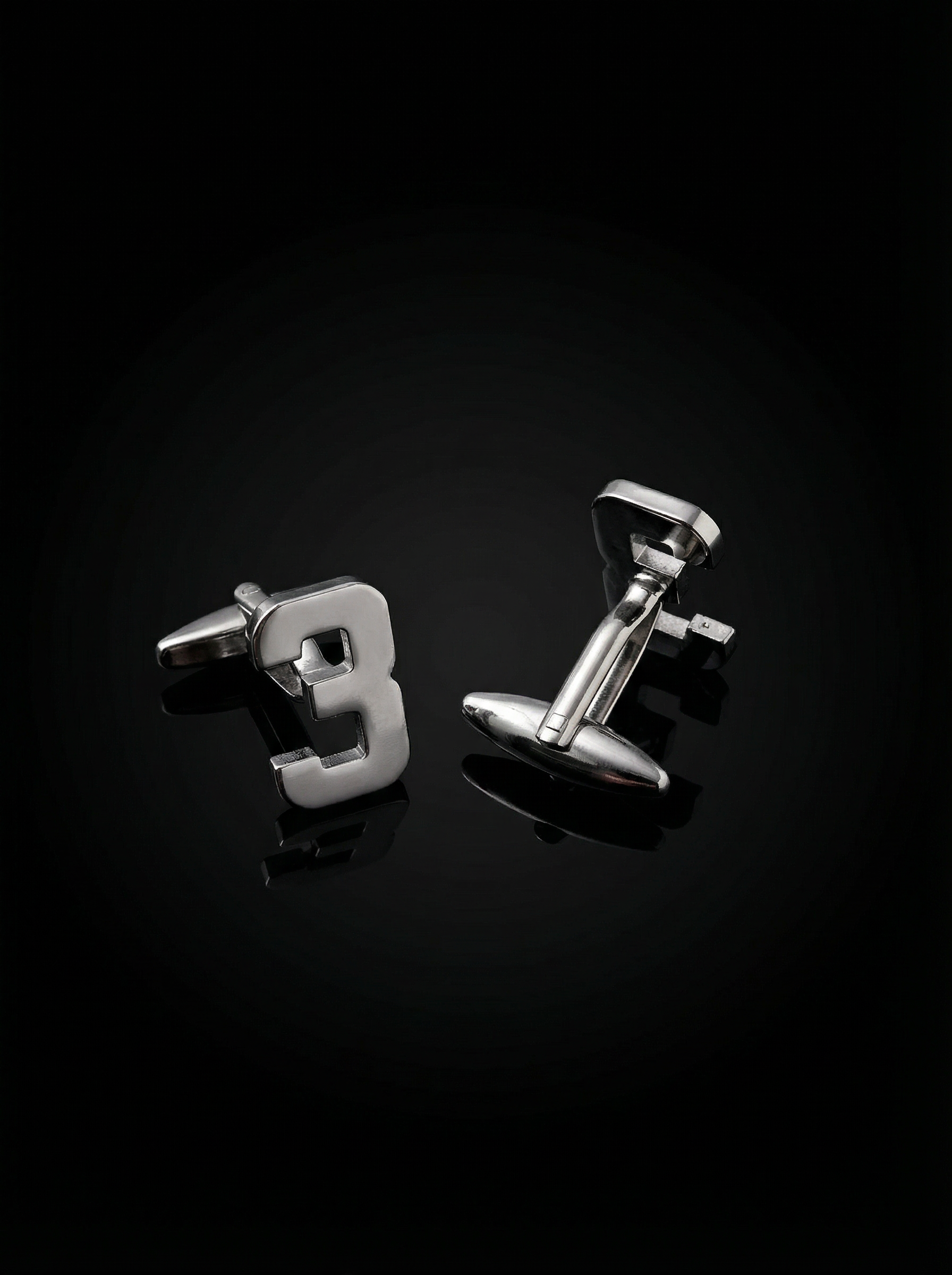Number 3 Cufflinks Tivaaro