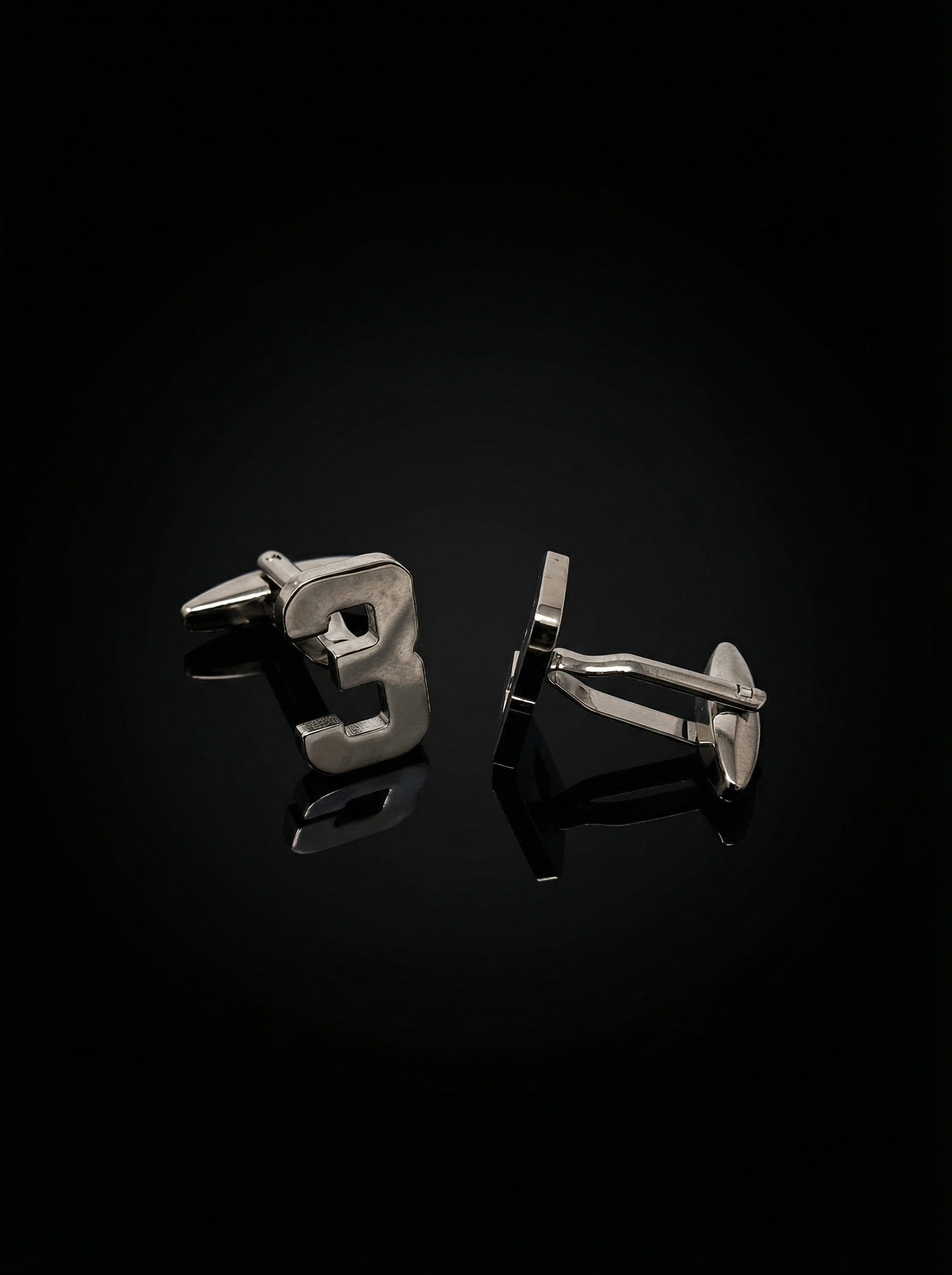 Number 3 Cufflinks Tivaaro