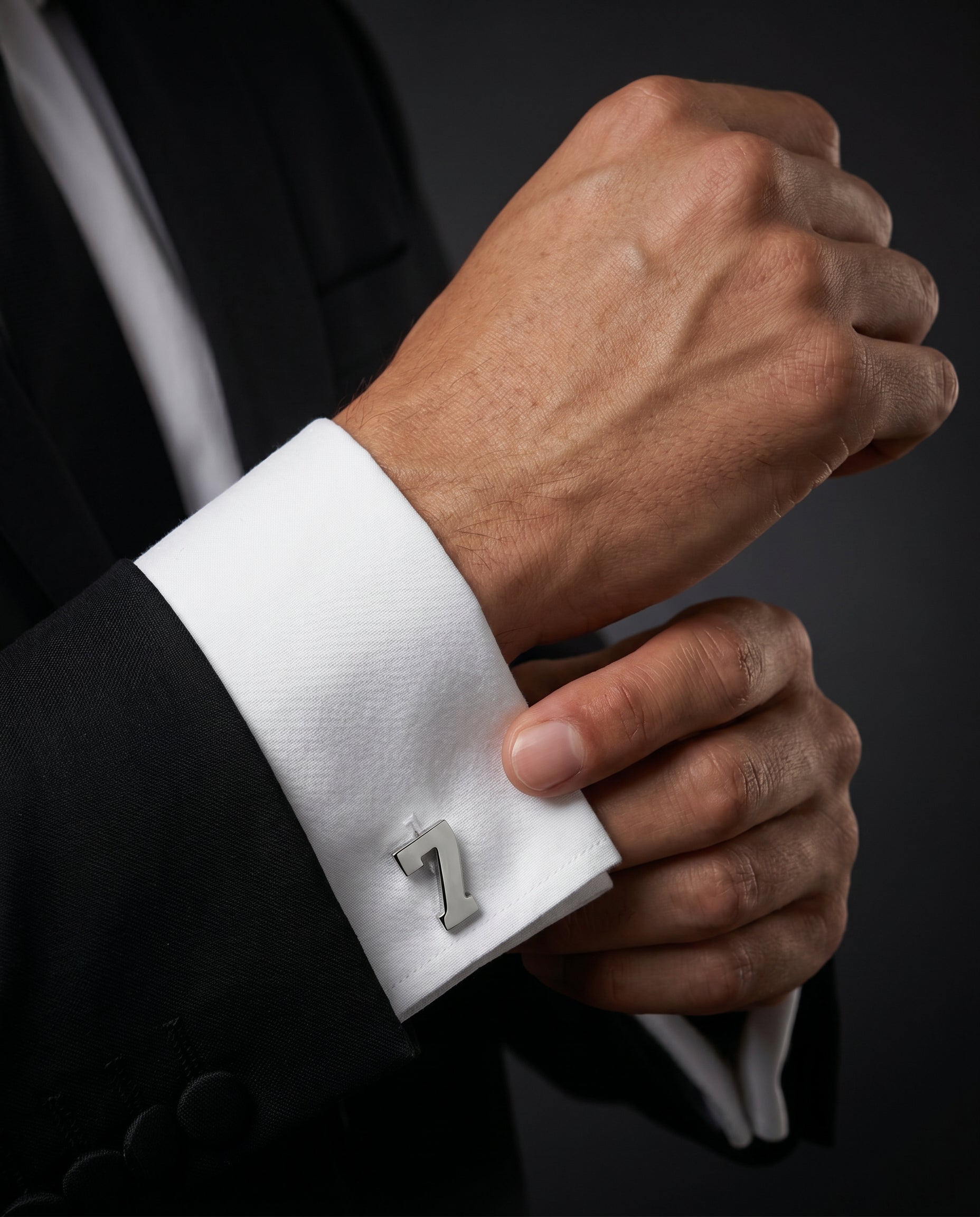 Number 7 Cufflinks by Tivaaro