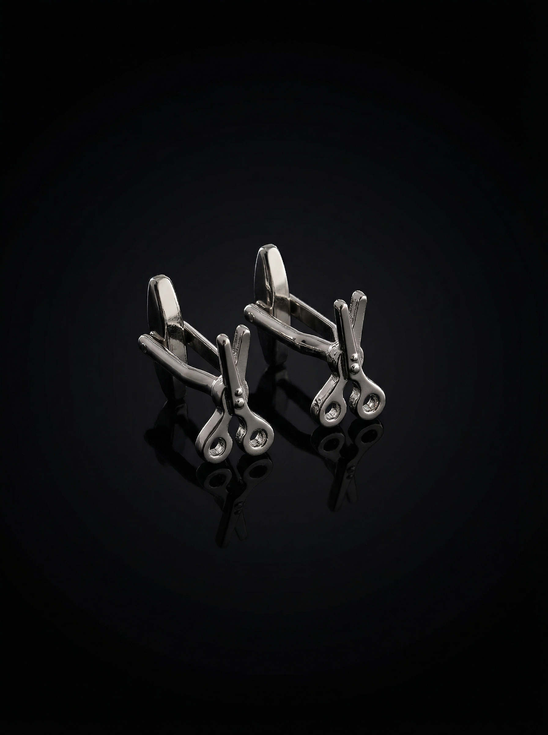 Open Scissors Cufflinks Tivaaro
