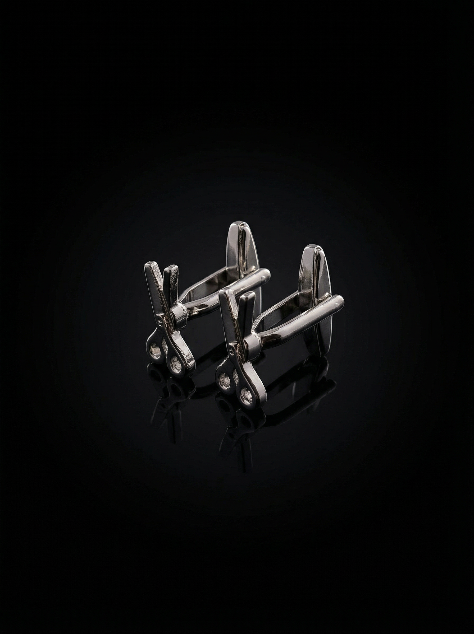 Open Scissors Cufflinks Tivaaro