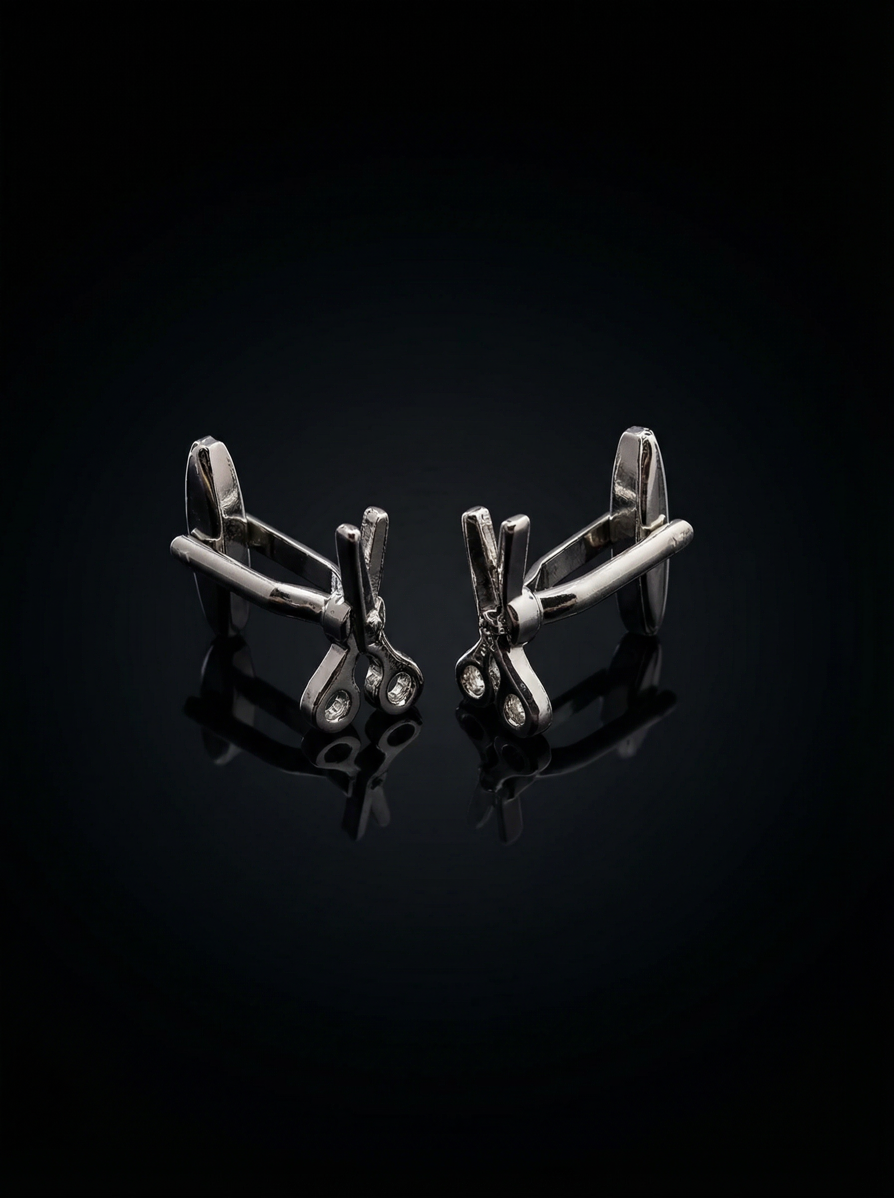 Open Scissors Cufflinks Tivaaro