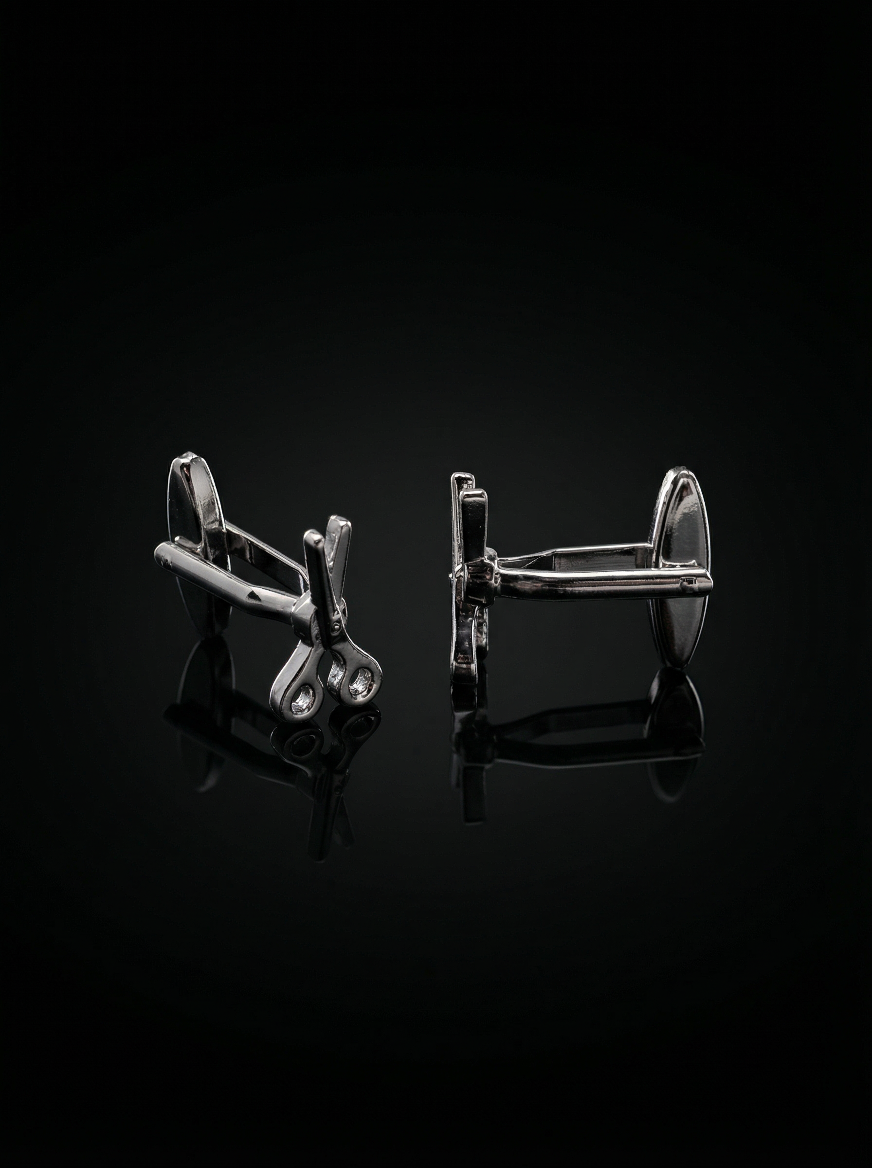 Open Scissors Cufflinks Tivaaro