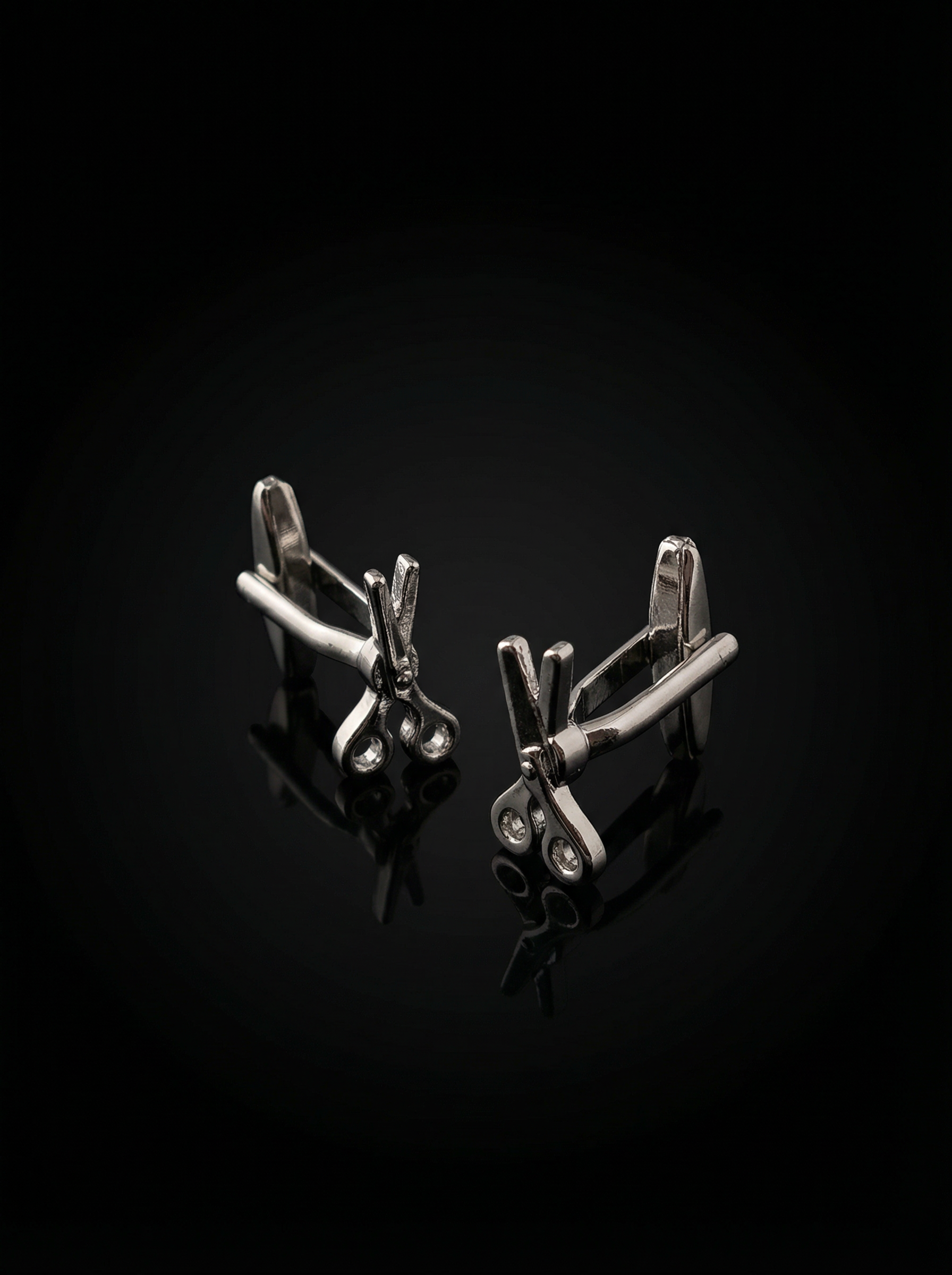 Open Scissors Cufflinks Tivaaro