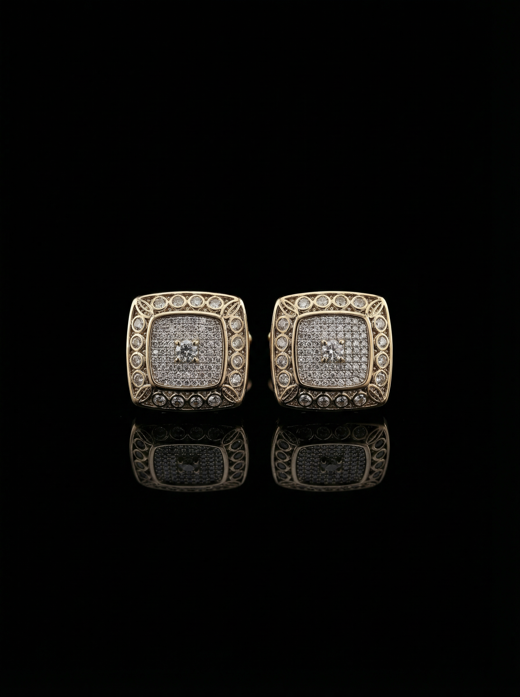 Ornate Gemstone Cufflinks Tivaaro