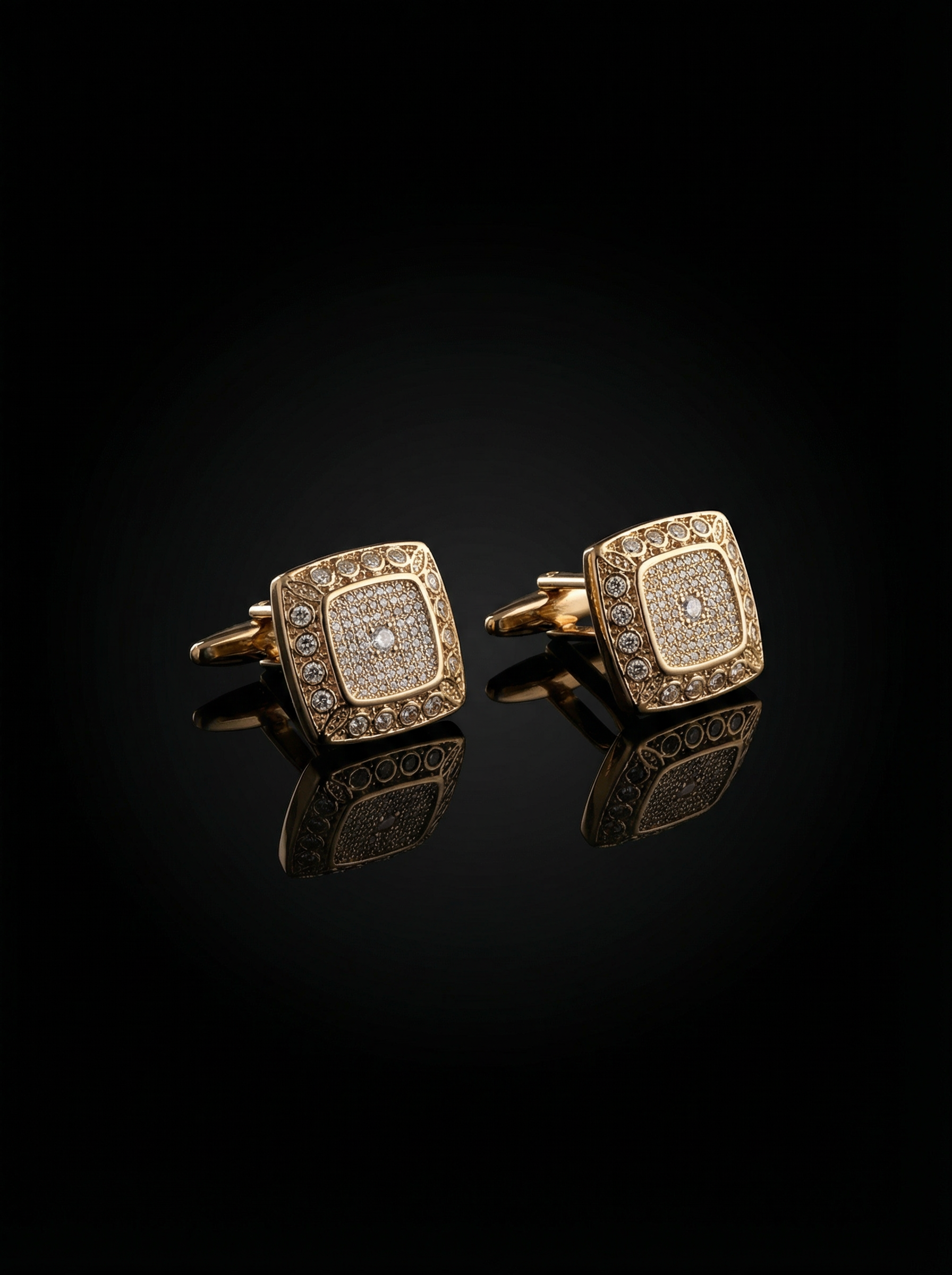 Ornate Gemstone Cufflinks Tivaaro