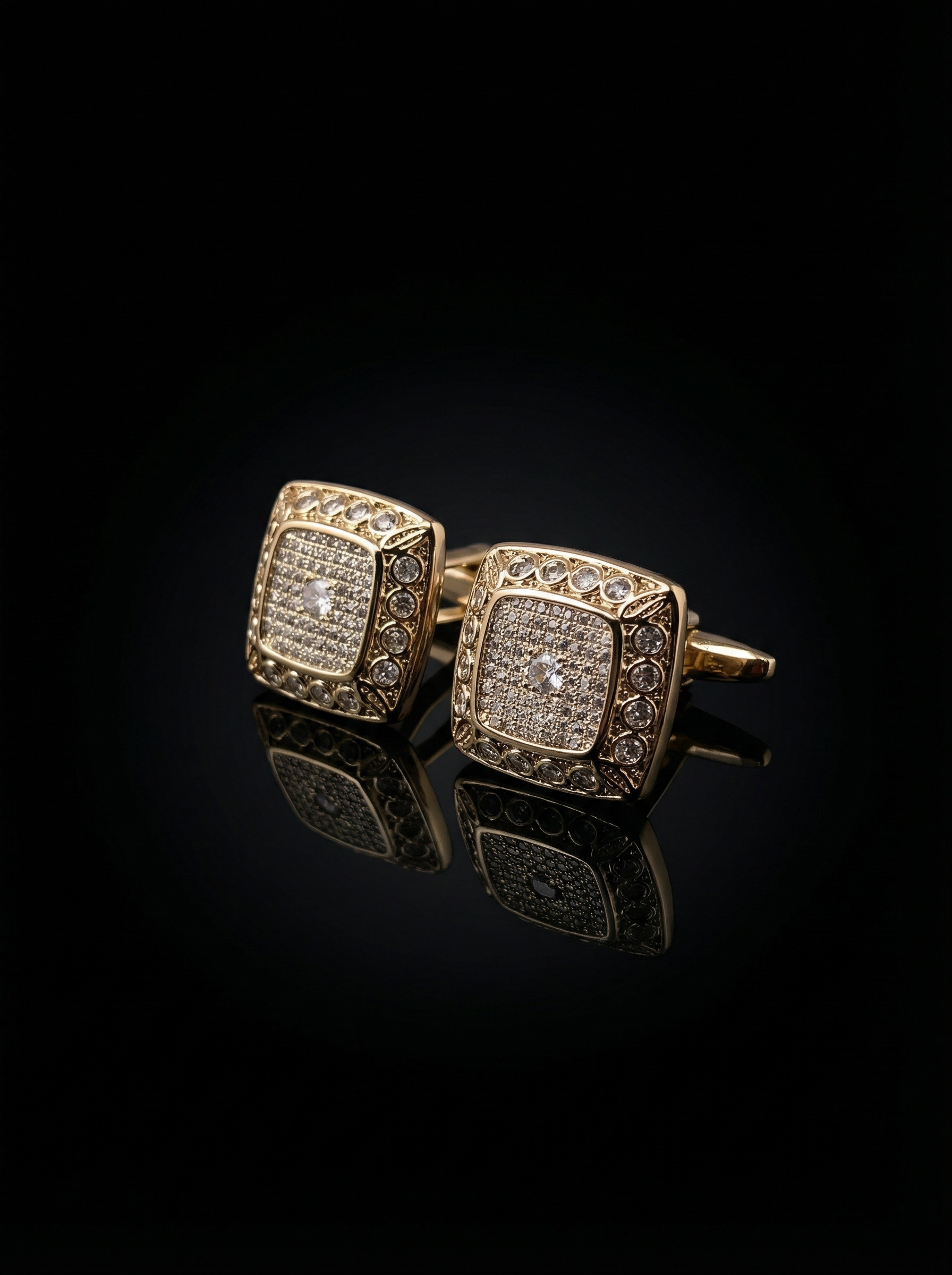 Ornate Gemstone Cufflinks Tivaaro