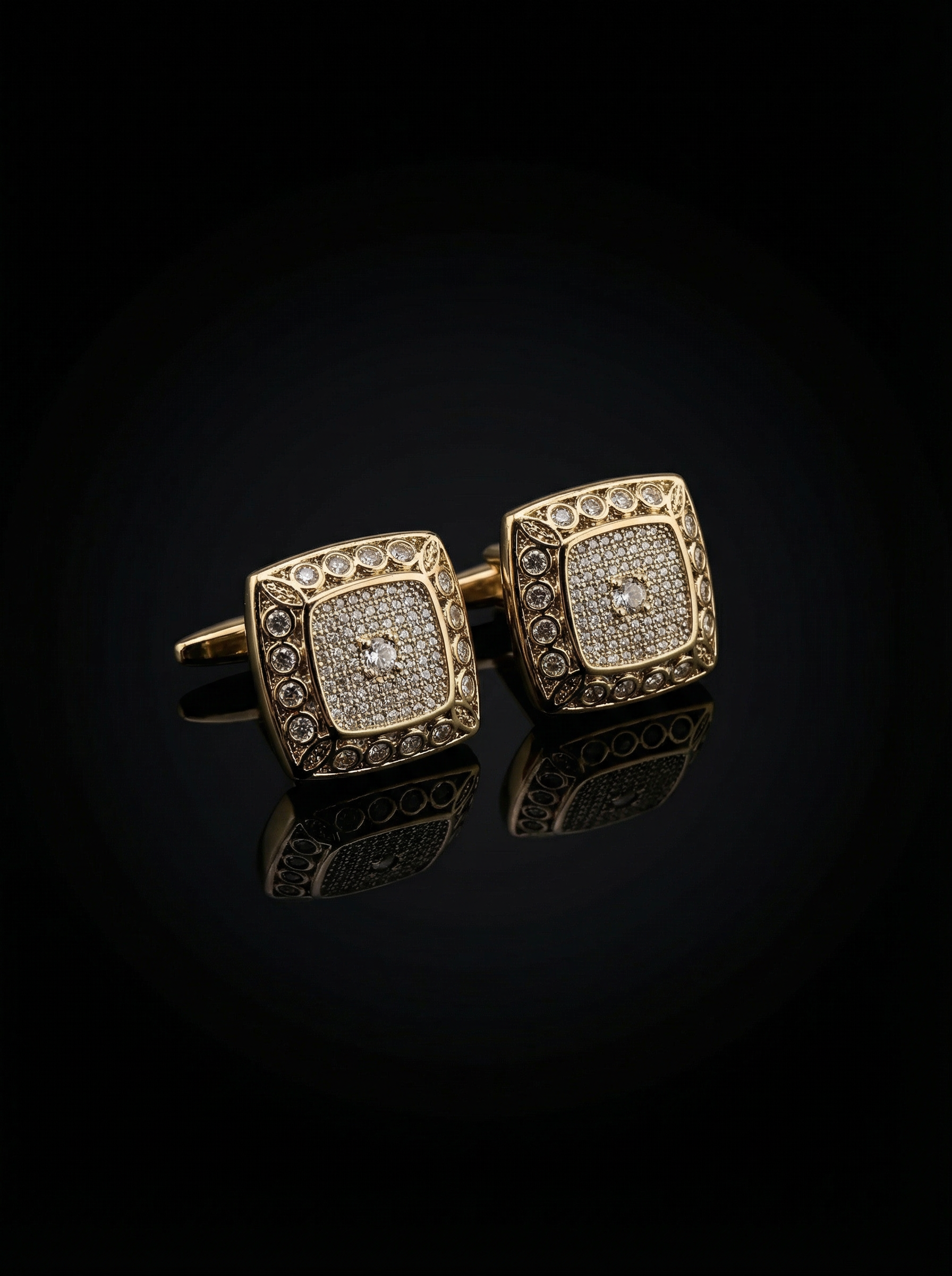 Ornate Gemstone Cufflinks Tivaaro