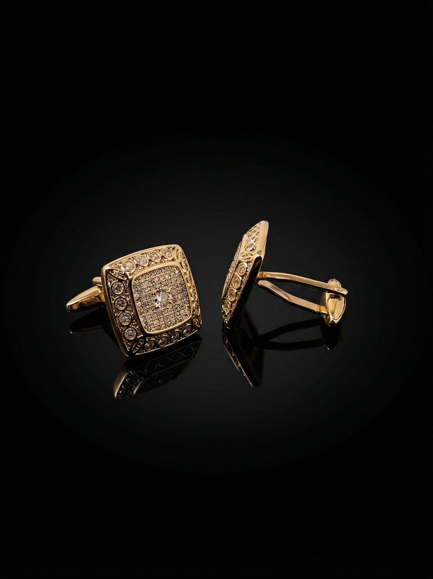 Ornate Gemstone Cufflinks Tivaaro