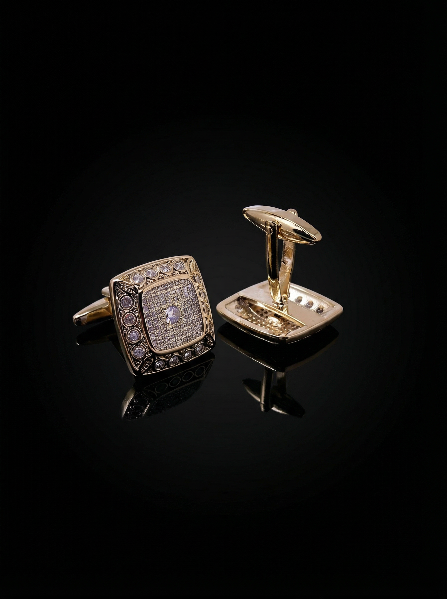 Ornate Gemstone Cufflinks Tivaaro
