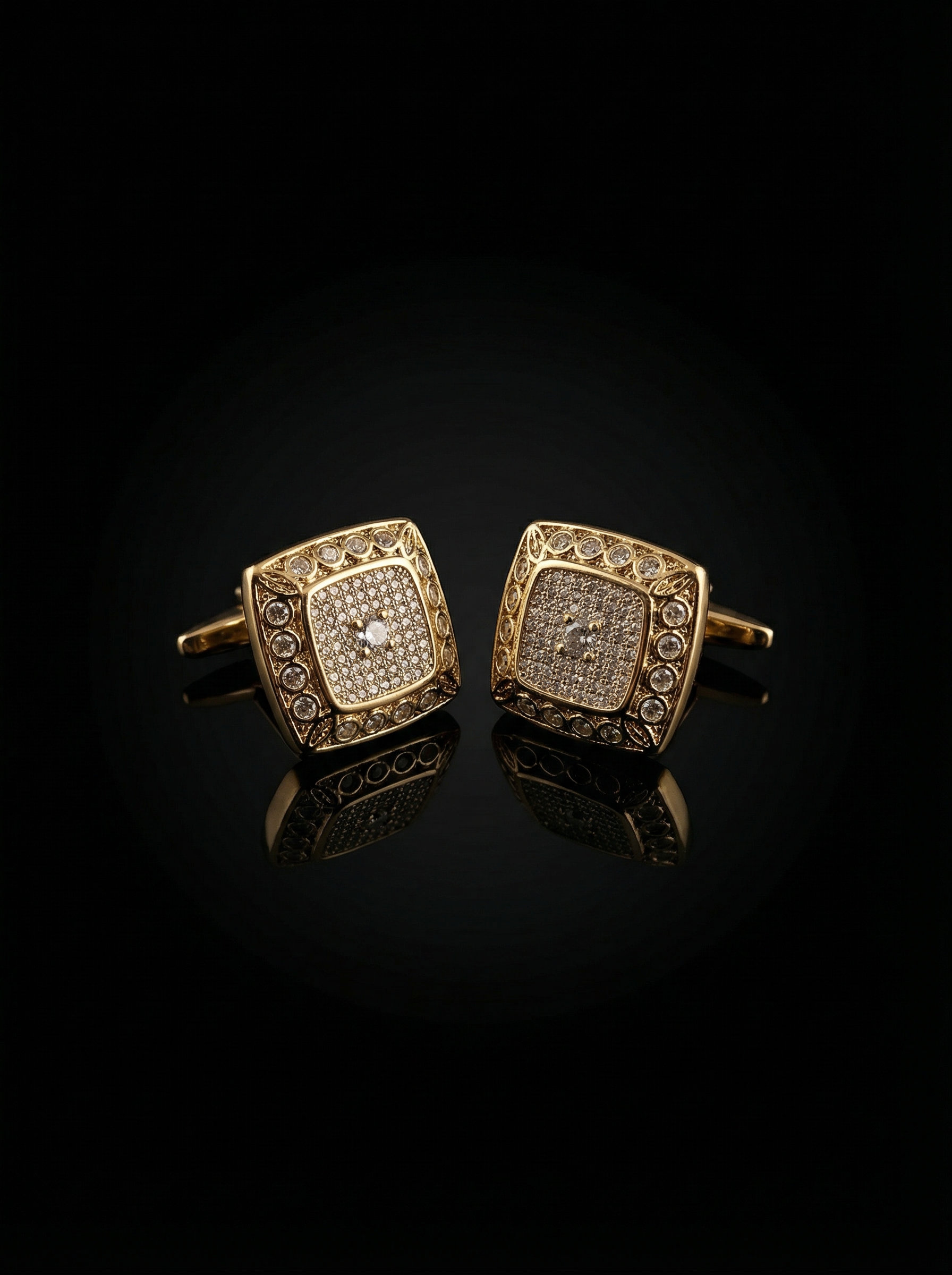 Ornate Gemstone Cufflinks Tivaaro