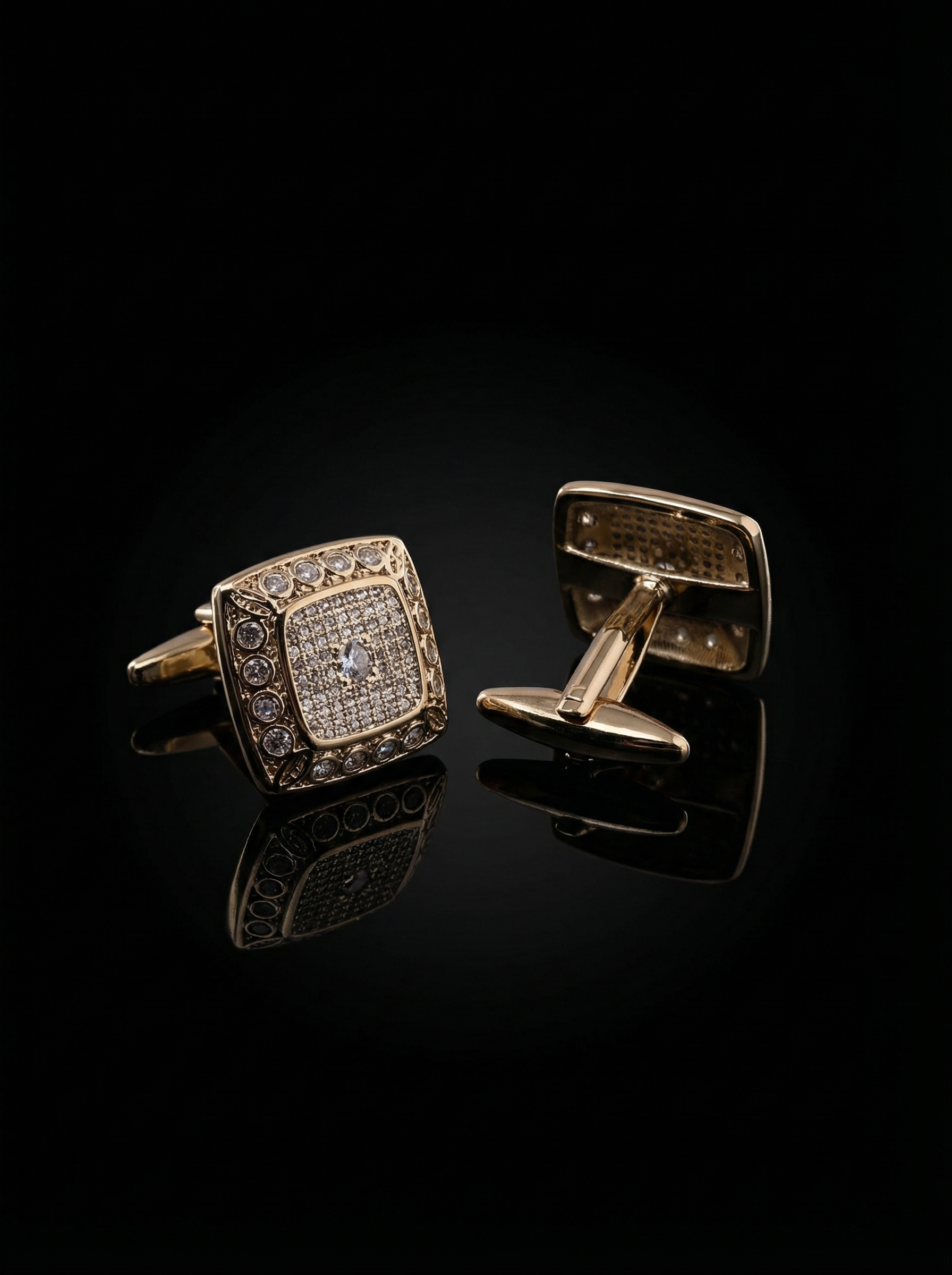 Ornate Gemstone Cufflinks Tivaaro