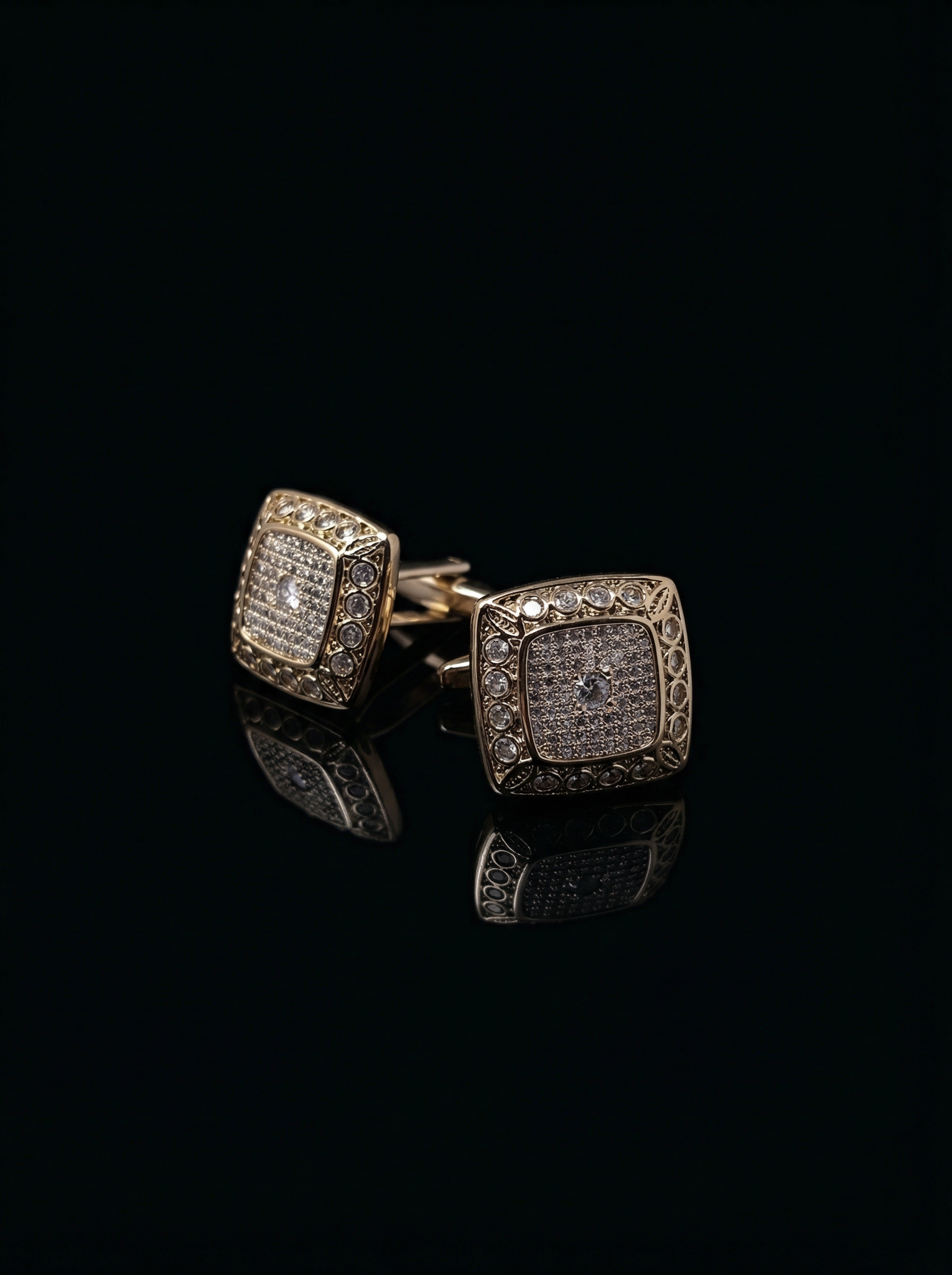 Ornate Gemstone Cufflinks Tivaaro