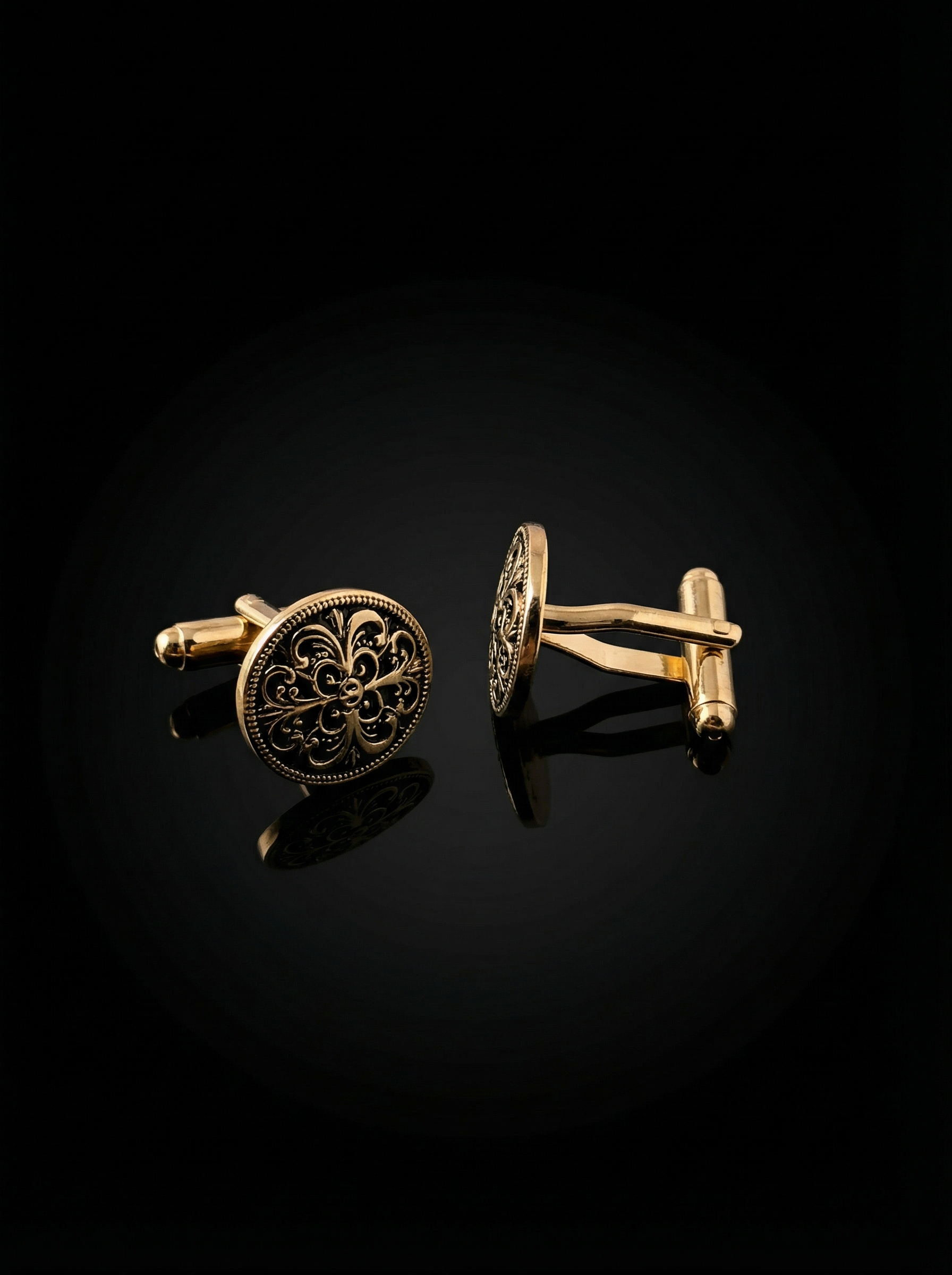 Ornate Scroll Cufflinks Tivaaro