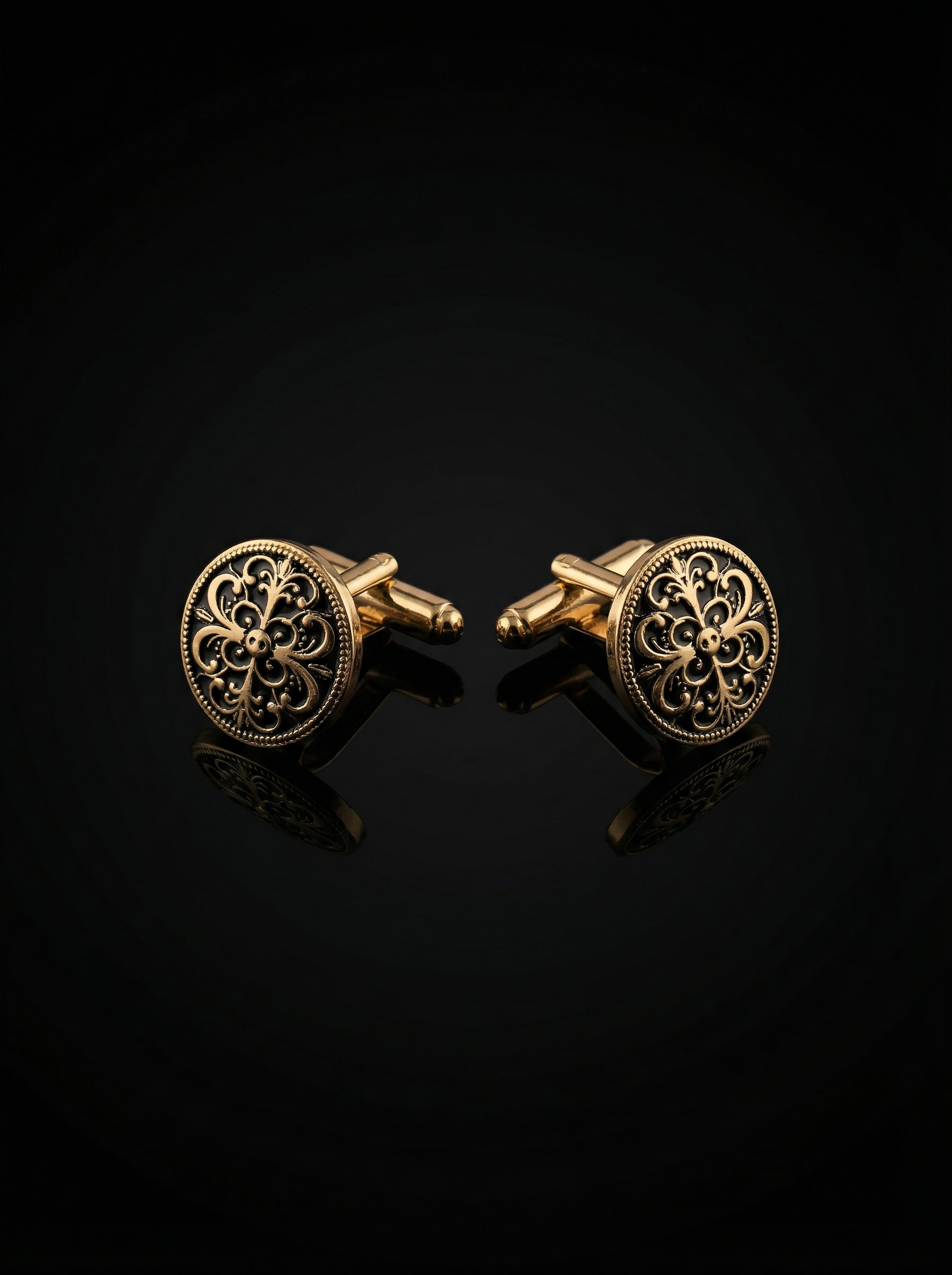 Ornate Scroll Cufflinks Tivaaro