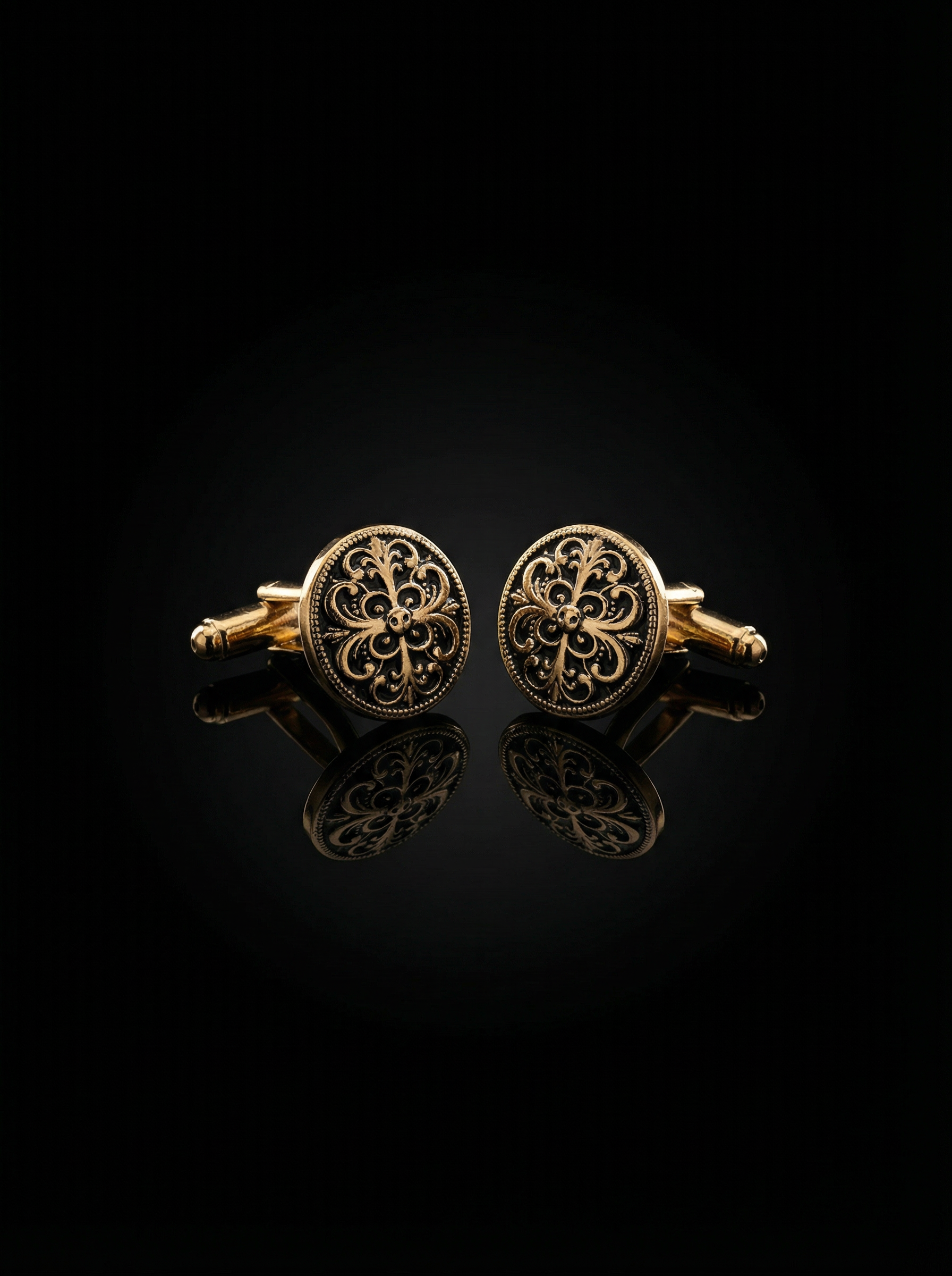 Ornate Scroll Cufflinks Tivaaro
