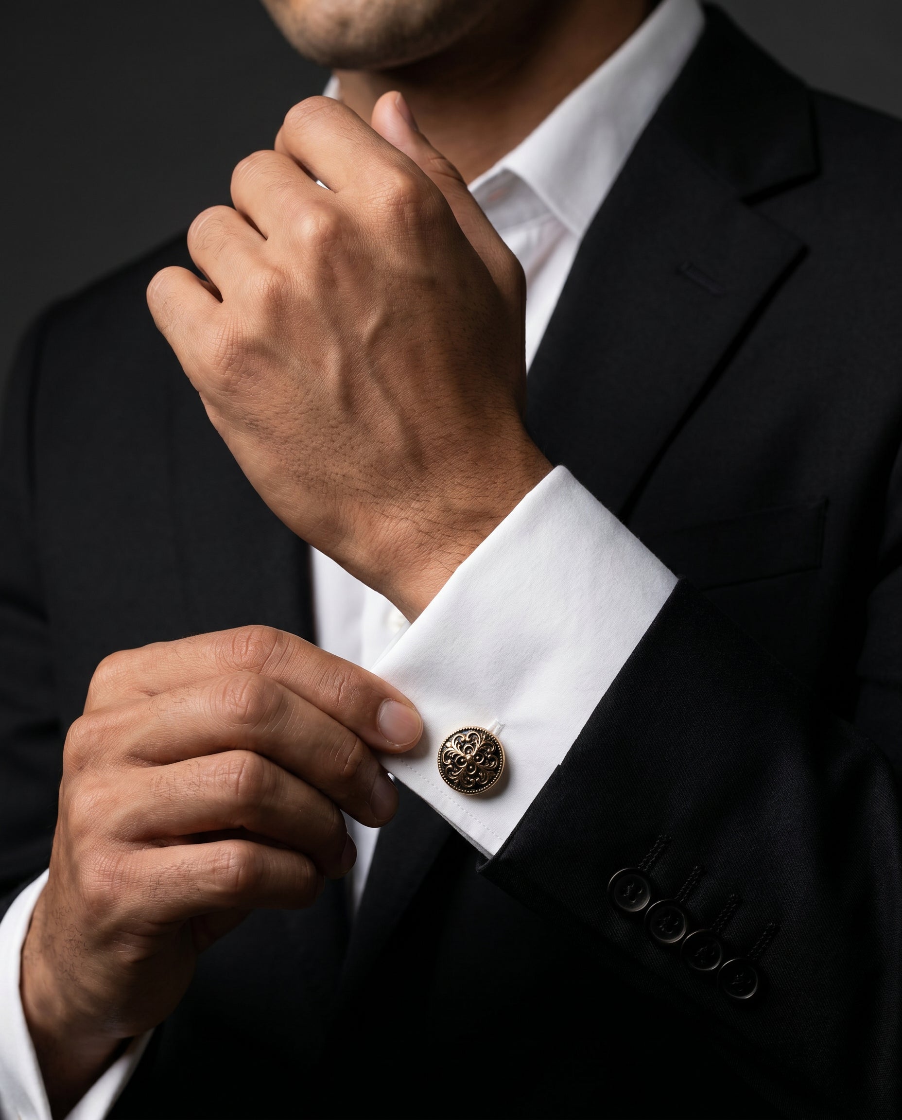 Ornate Scroll Cufflinks