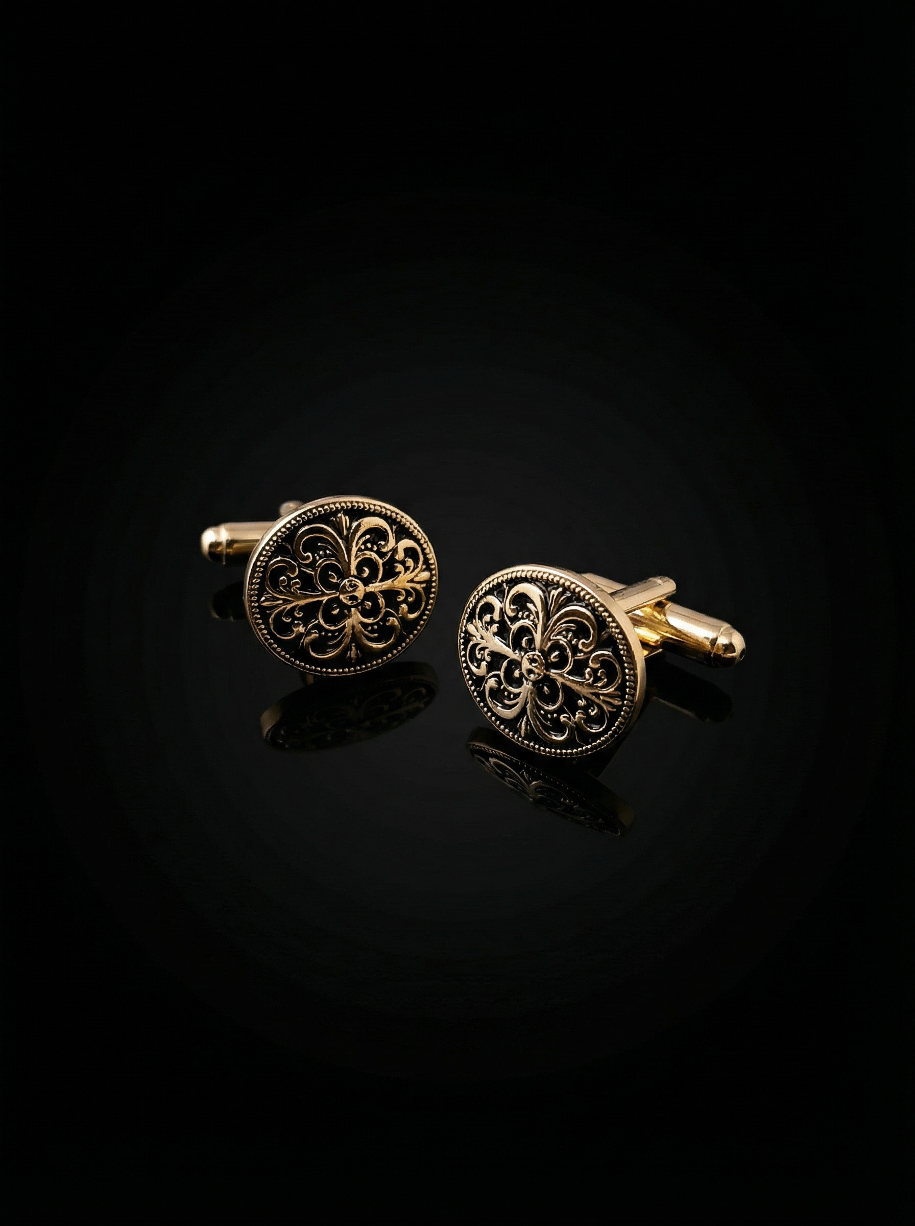 Ornate Scroll Cufflinks Tivaaro