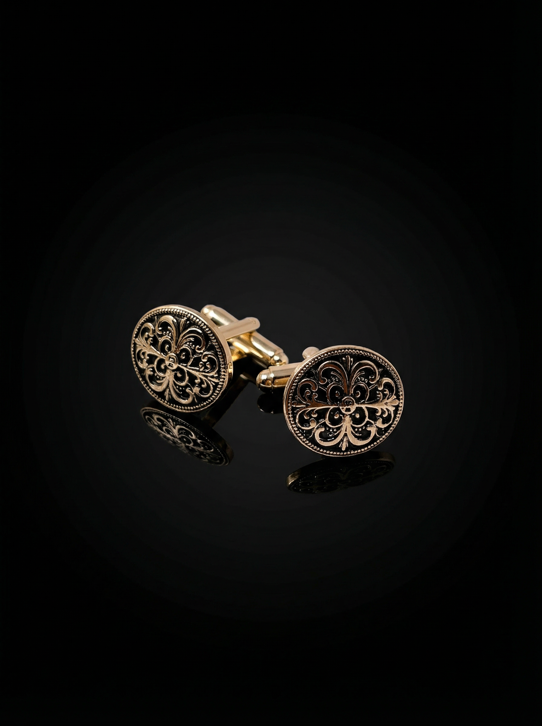 Ornate Scroll Cufflinks Tivaaro