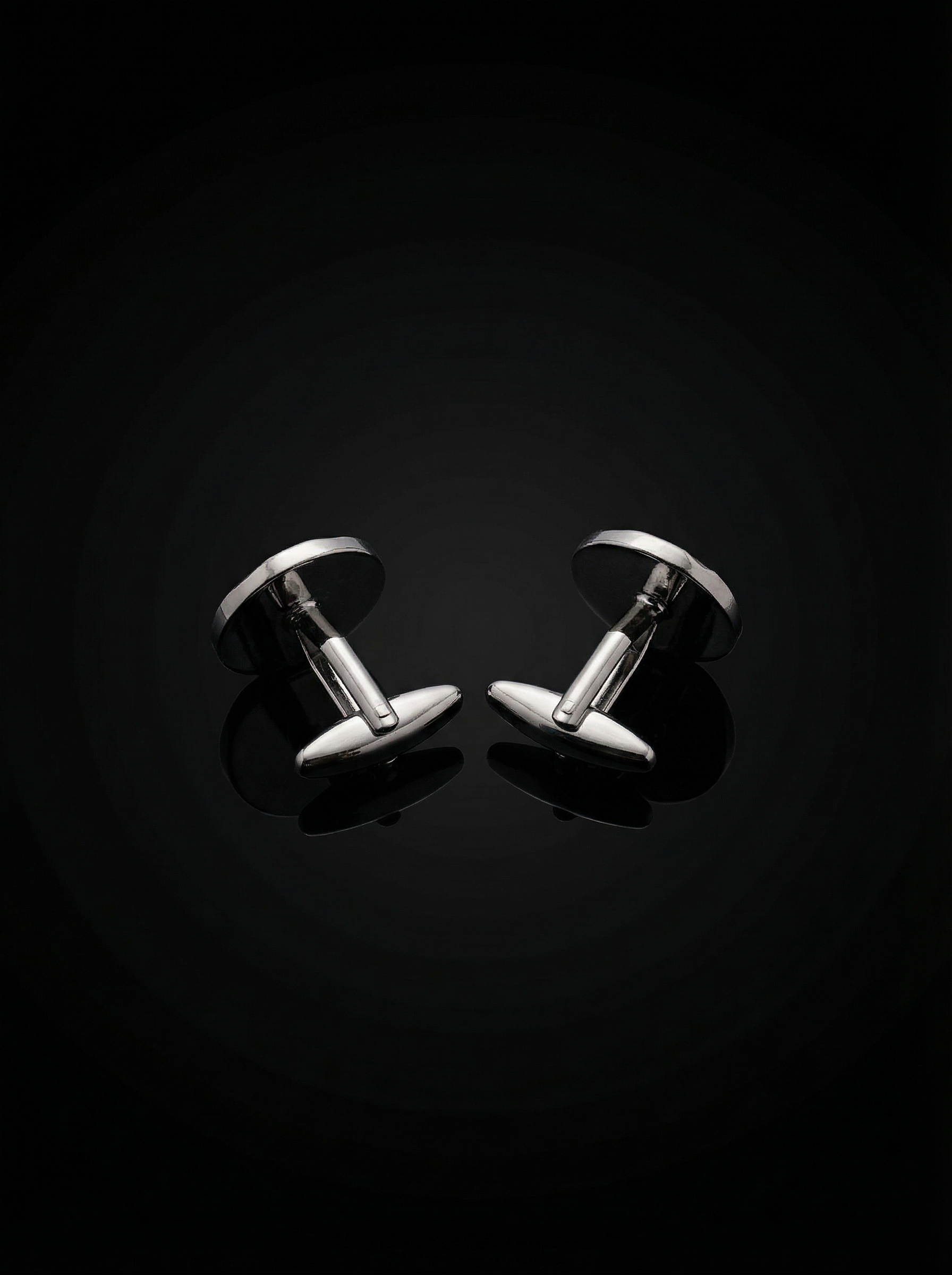 Oval Concave Cufflinks Tivaaro