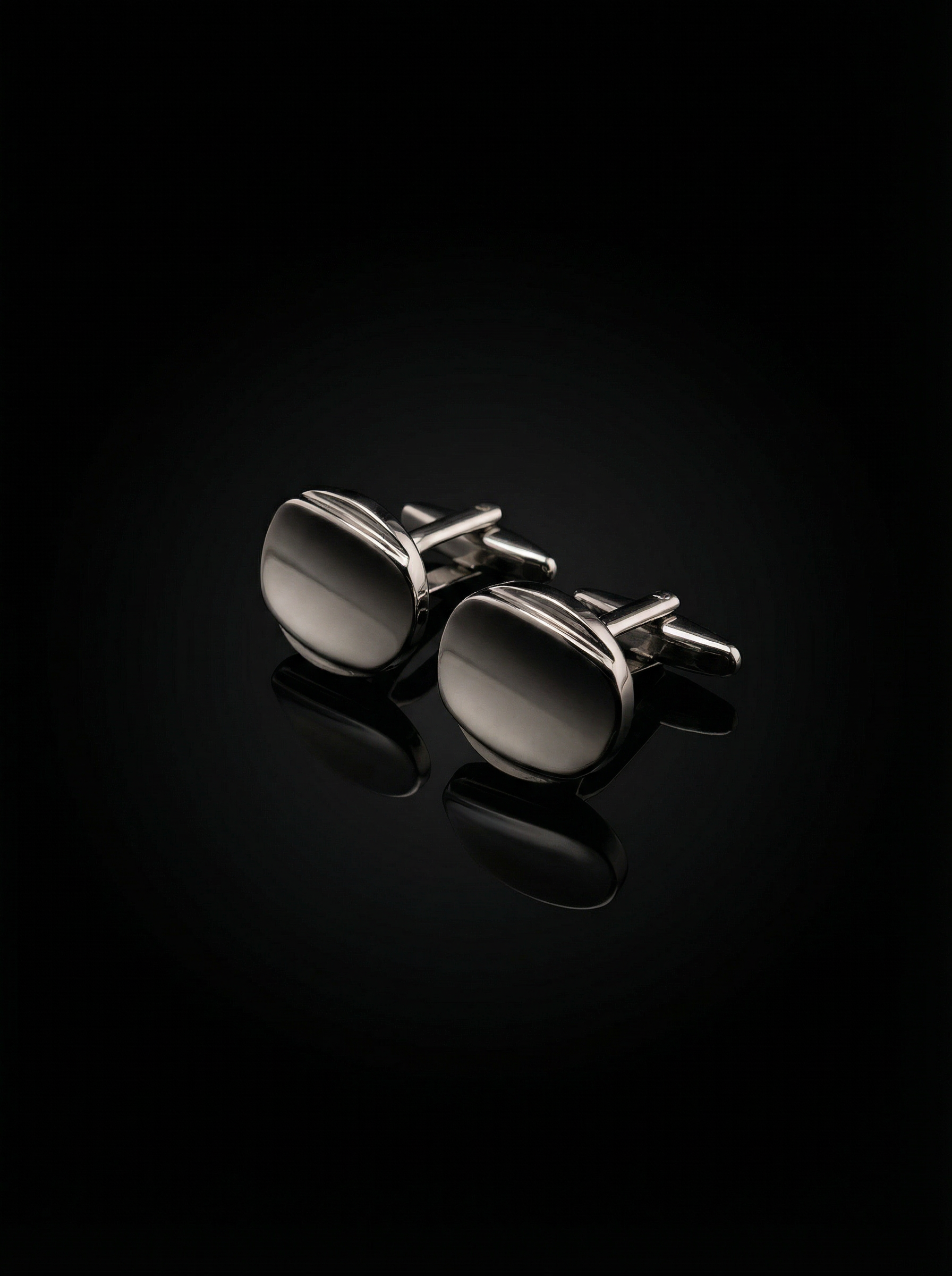 Oval Concave Cufflinks Tivaaro