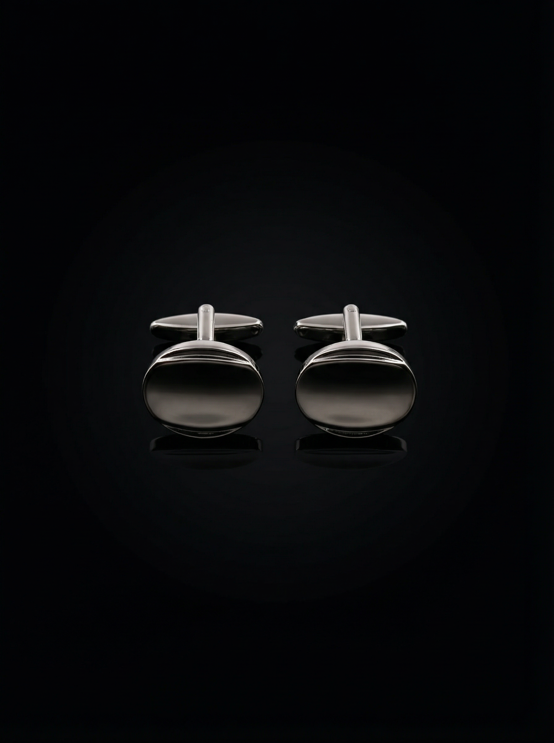 Oval Concave Cufflinks Tivaaro