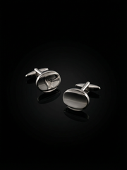 Oval Concave Cufflinks Tivaaro