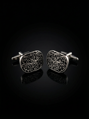 Oval Scroll Cufflinks Tivaaro