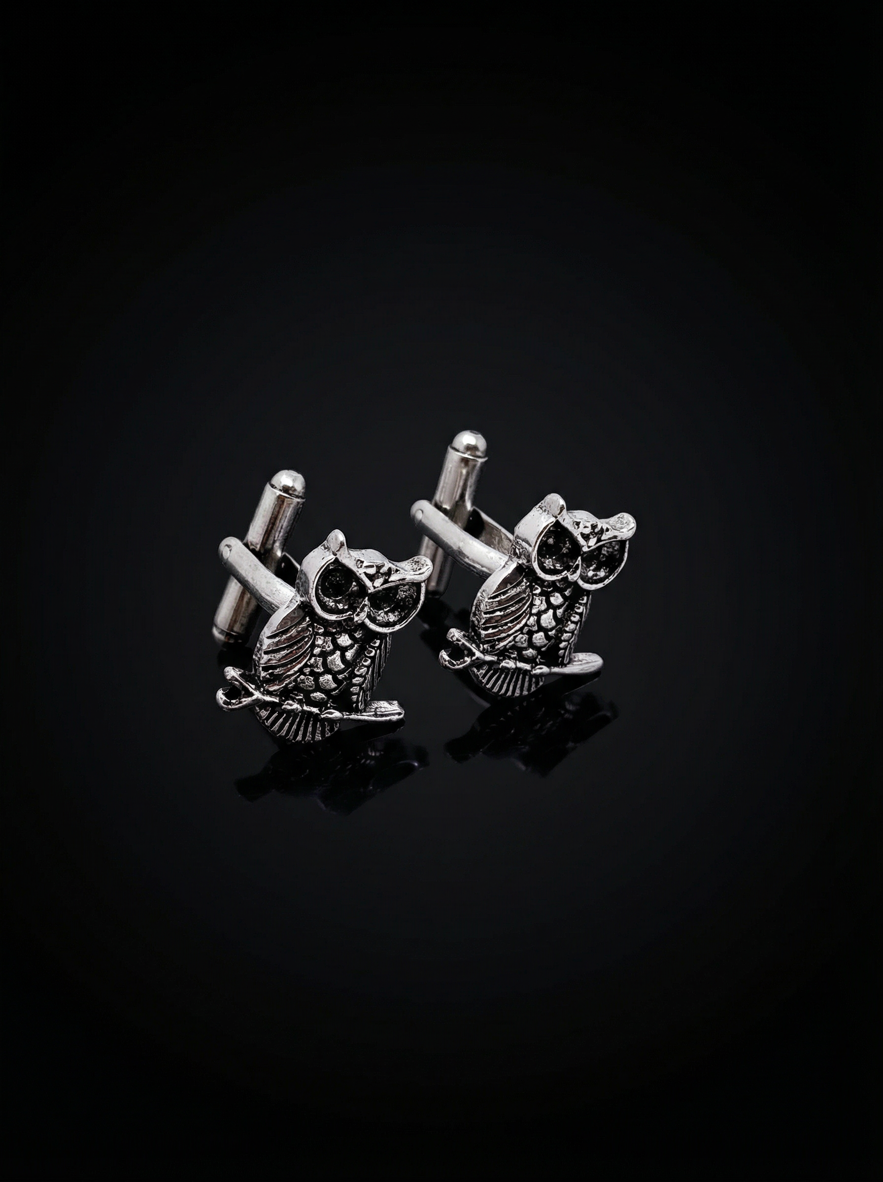 Owl Figurine Cufflinks Tivaaro