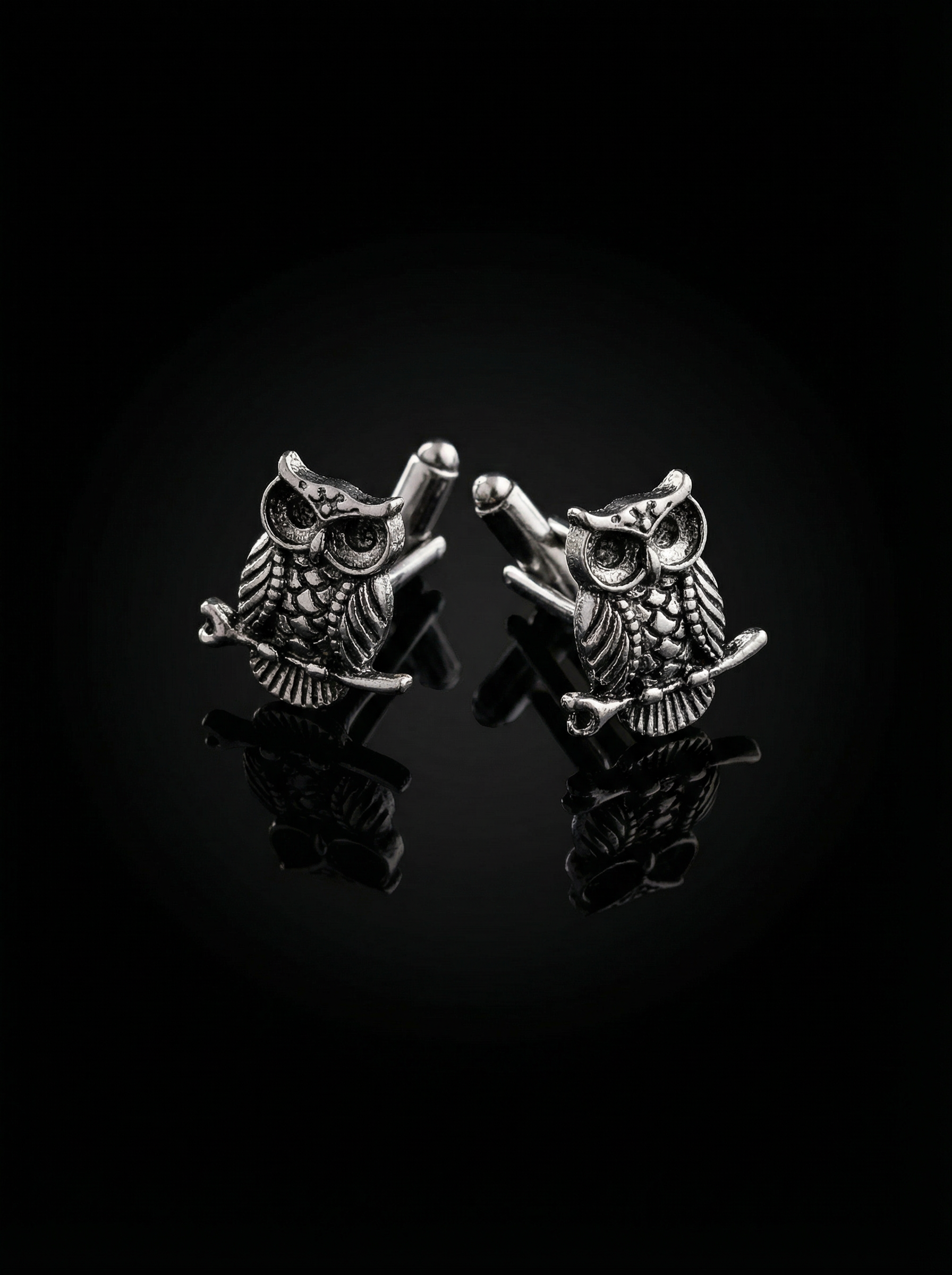 Owl Figurine Cufflinks Tivaaro