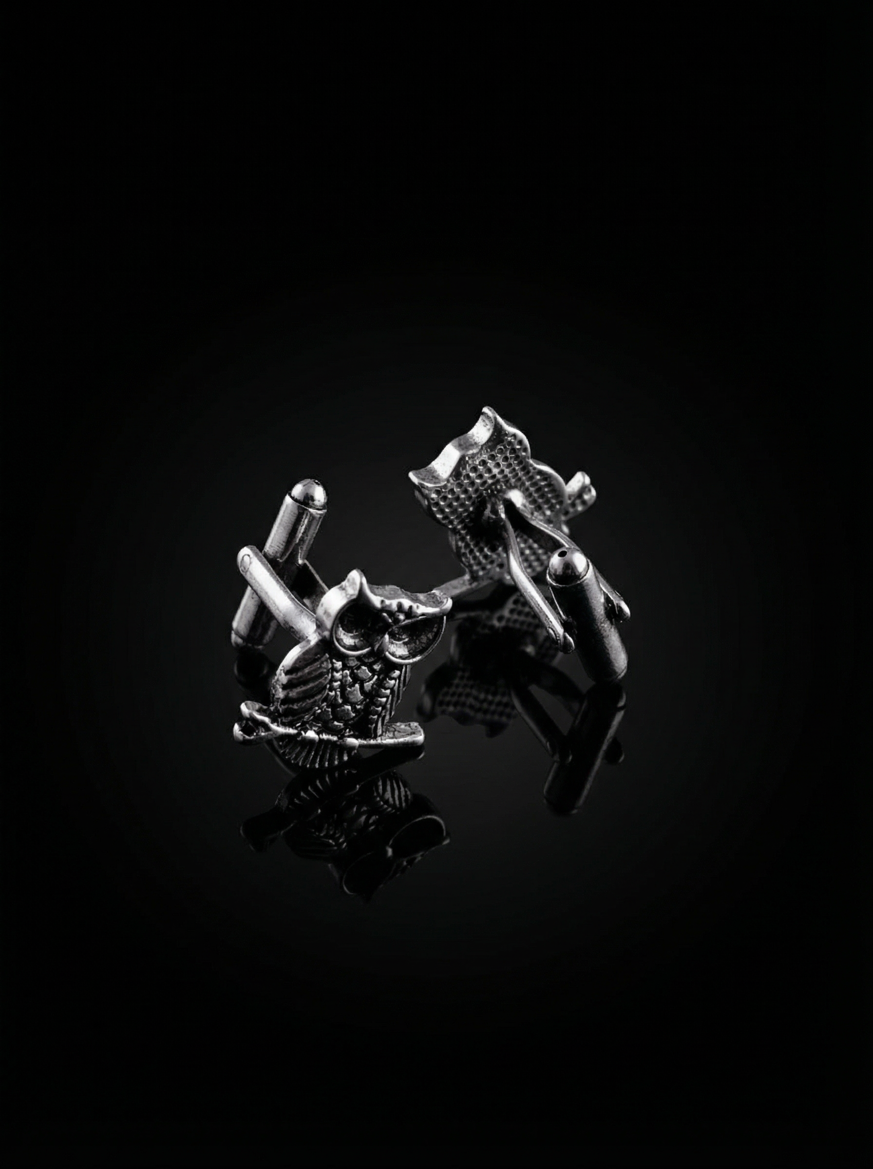 Owl Figurine Cufflinks Tivaaro