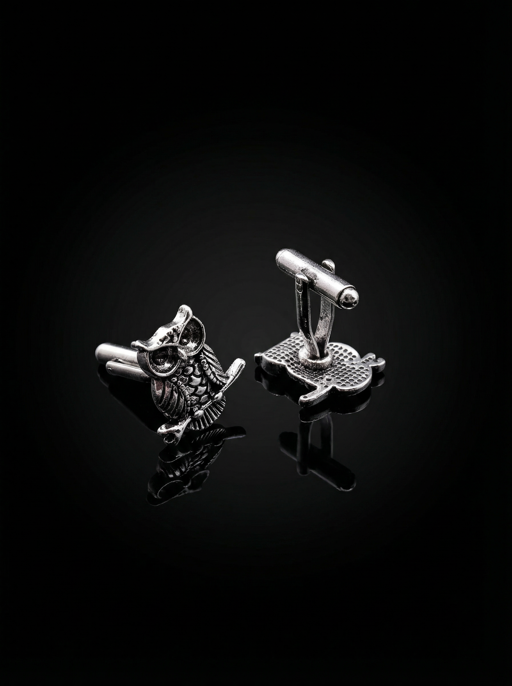 Owl Figurine Cufflinks Tivaaro
