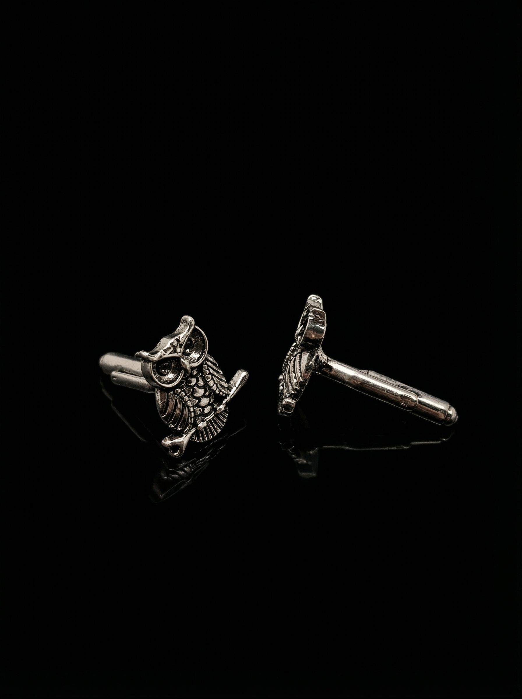 Owl Figurine Cufflinks Tivaaro
