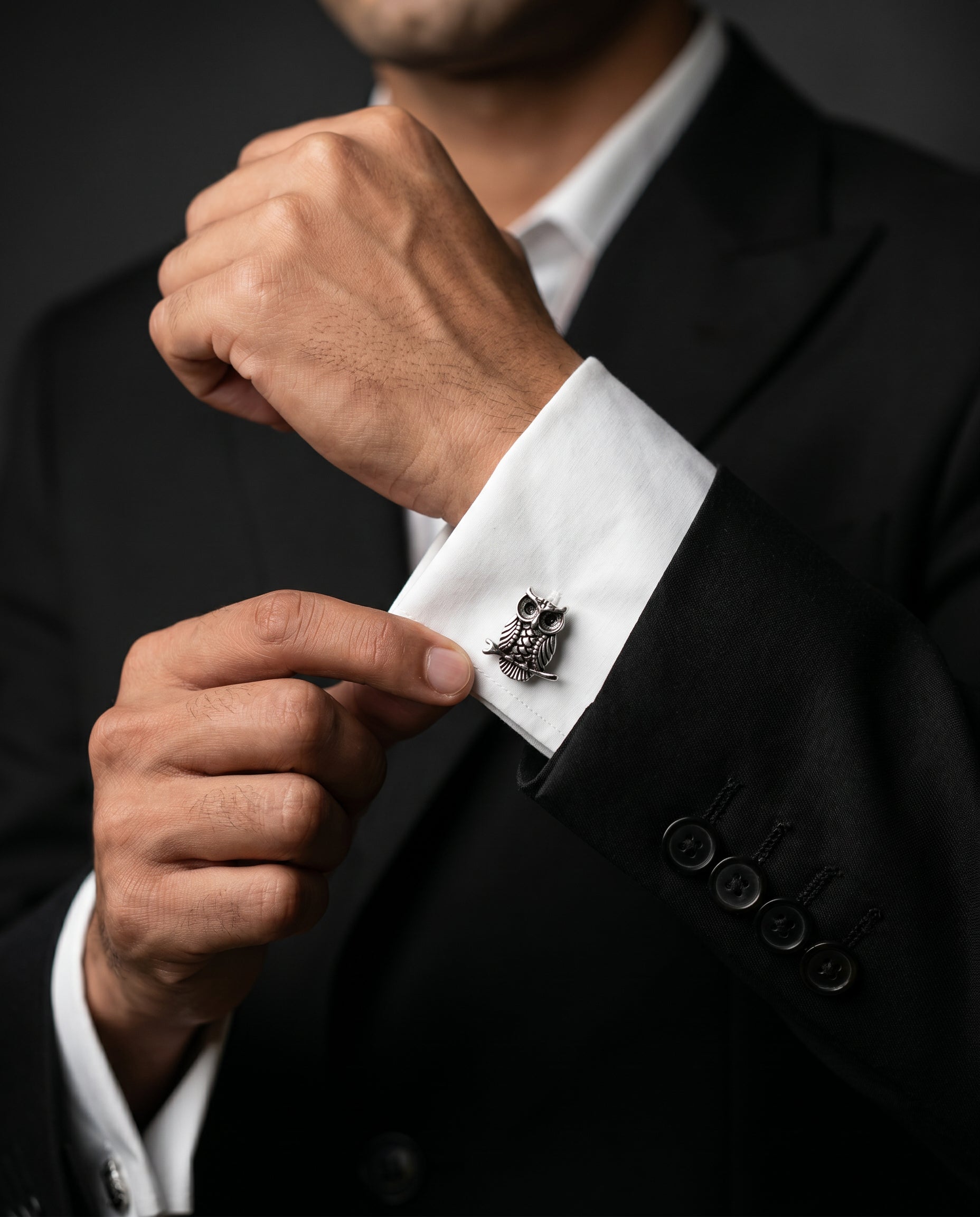 Owl Figurine Cufflinks