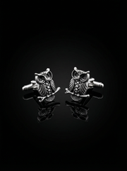 Owl Figurine Cufflinks Tivaaro