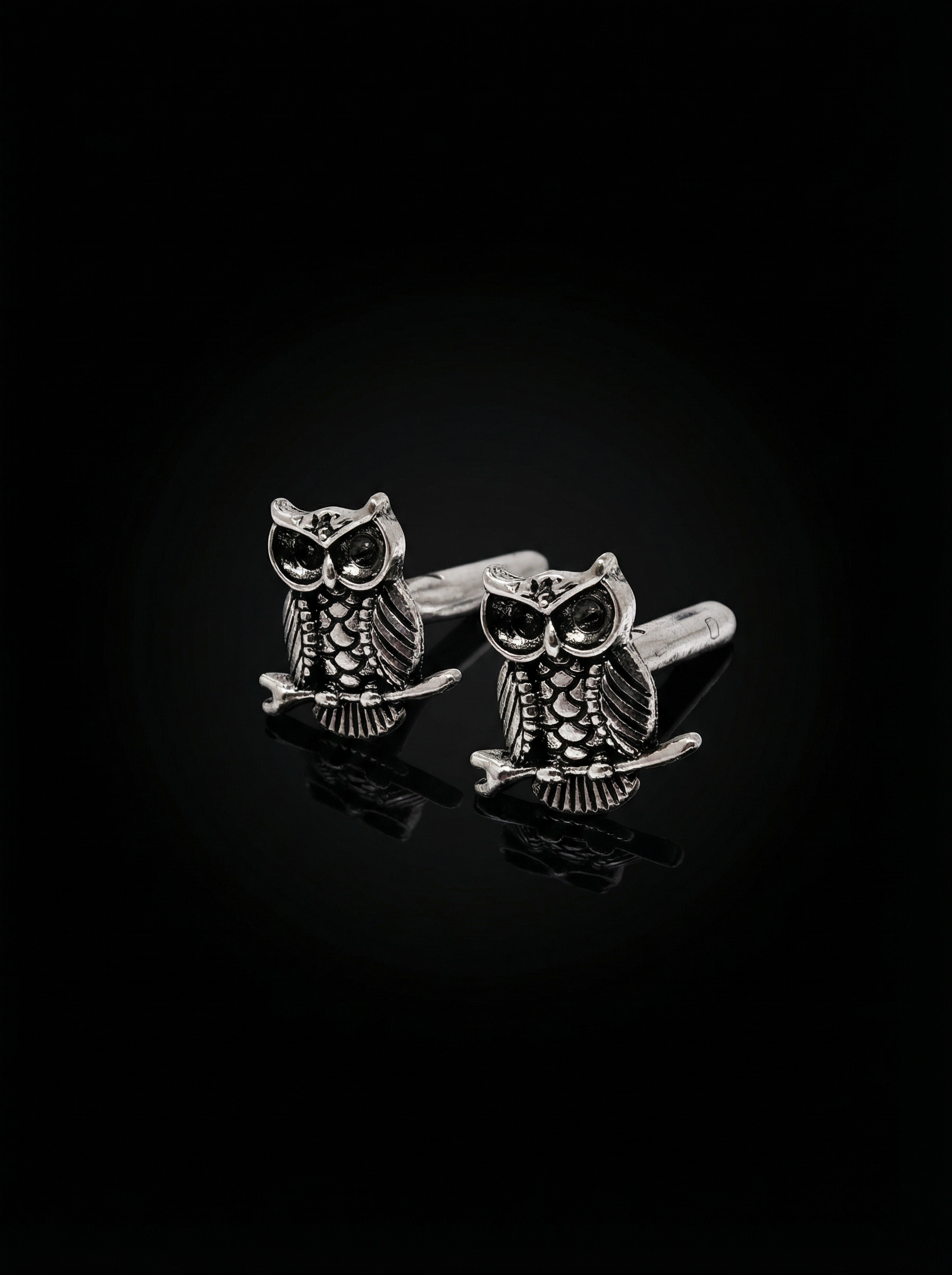 Owl Figurine Cufflinks Tivaaro