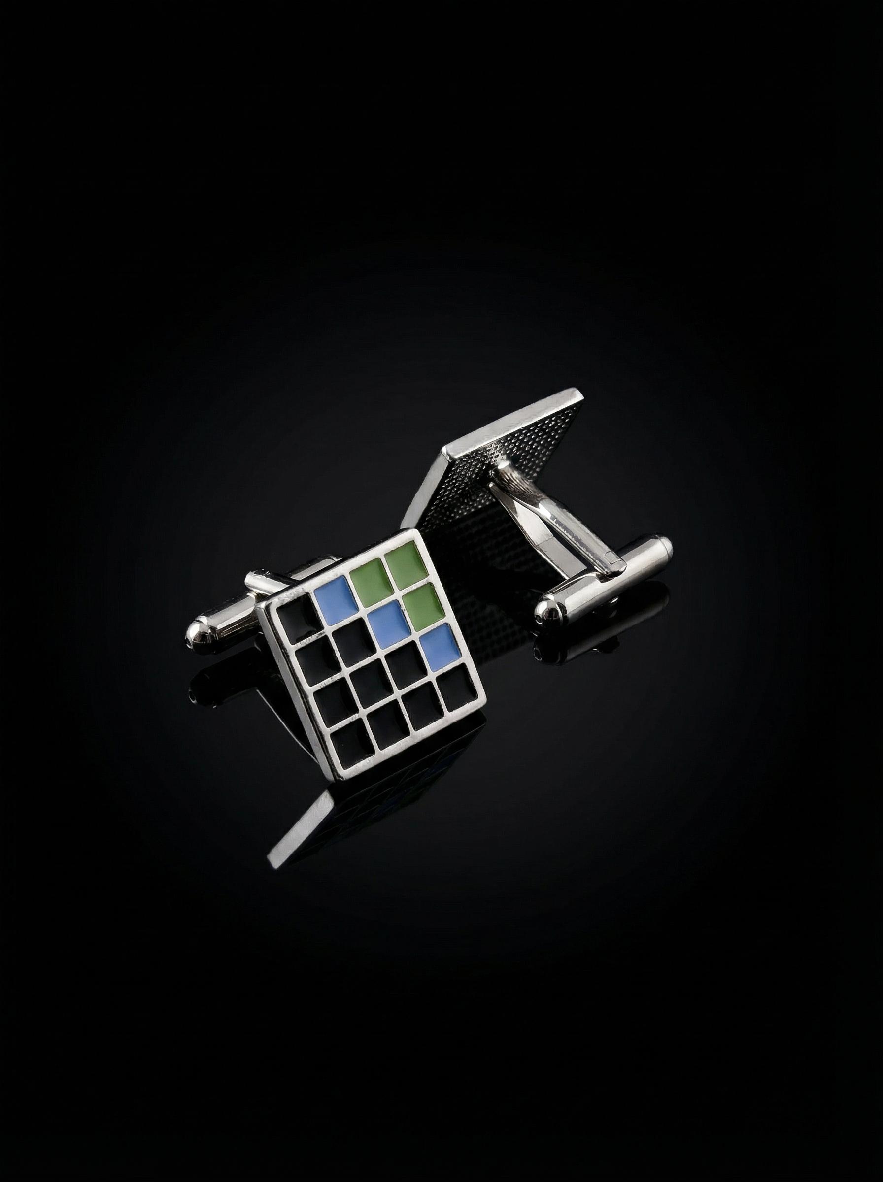 Pixel Tiled Cufflinks Tivaaro