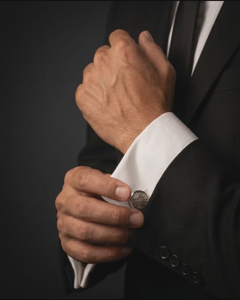Filigree Crystal Cufflinks Video
