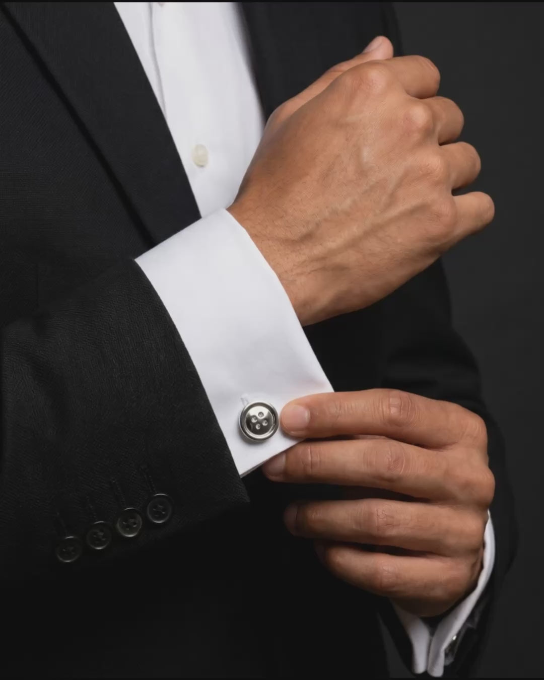 Load video: Button Cufflinks Video