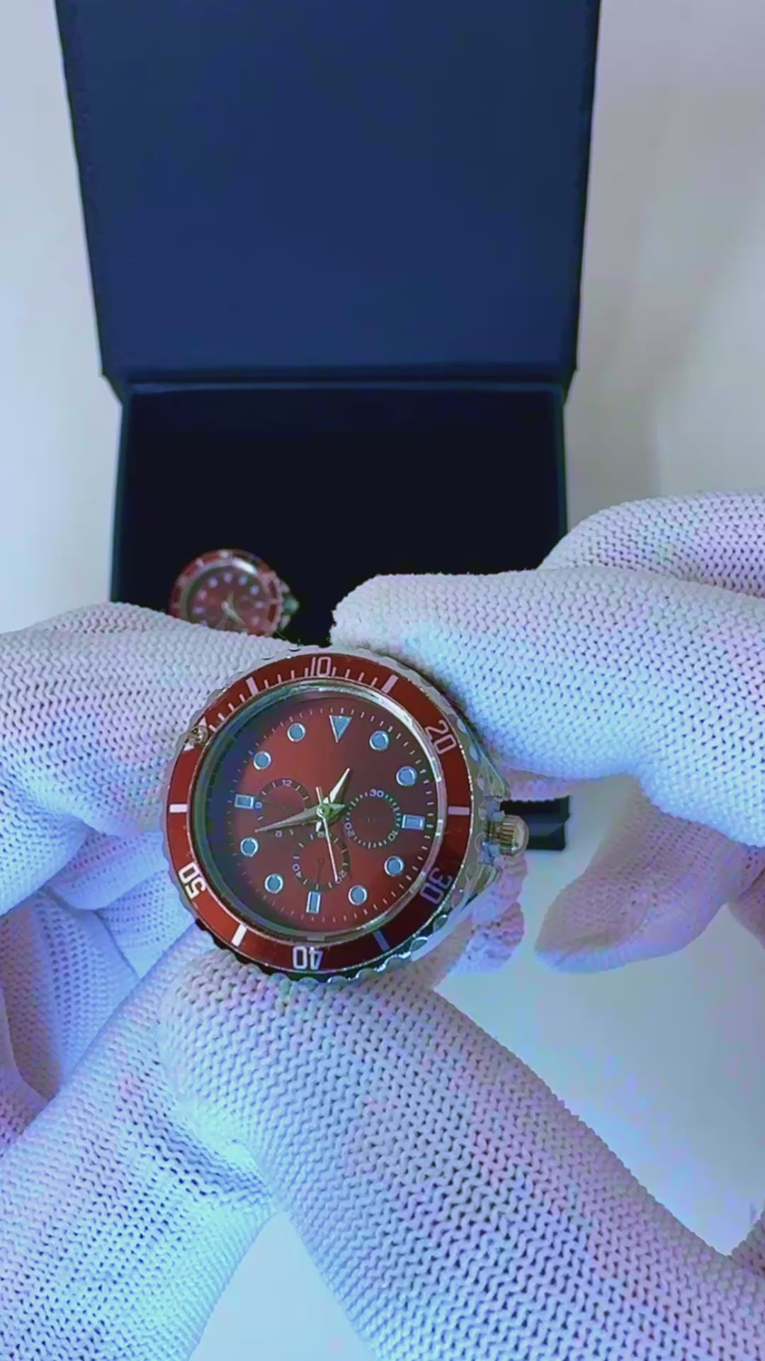 Load video: Elite Chrono Watch Cufflinks